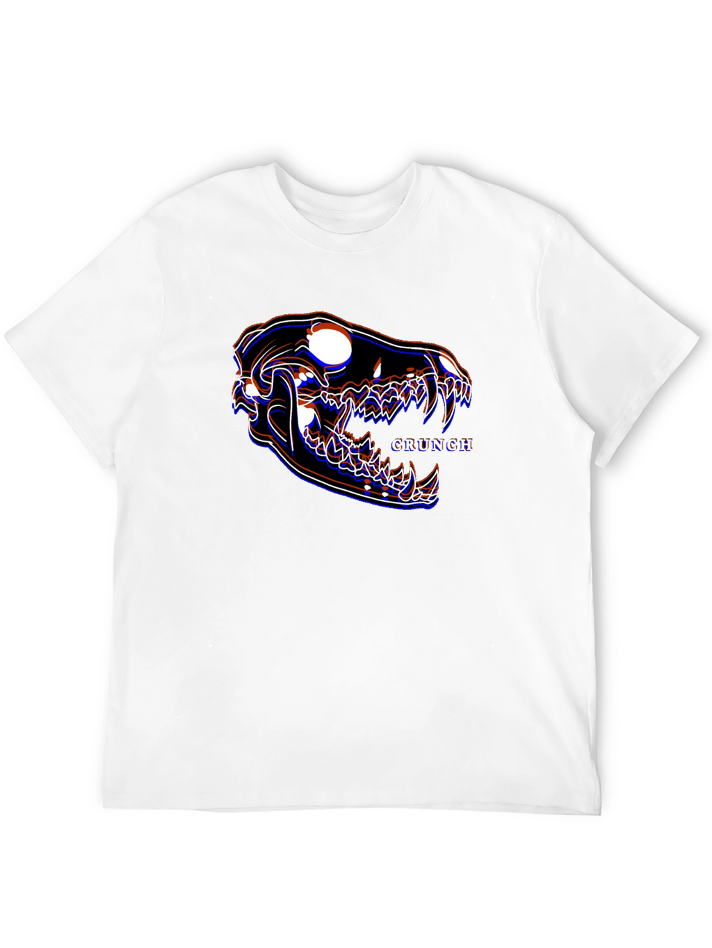 Crunch Skull Graphic Black T-Shirt