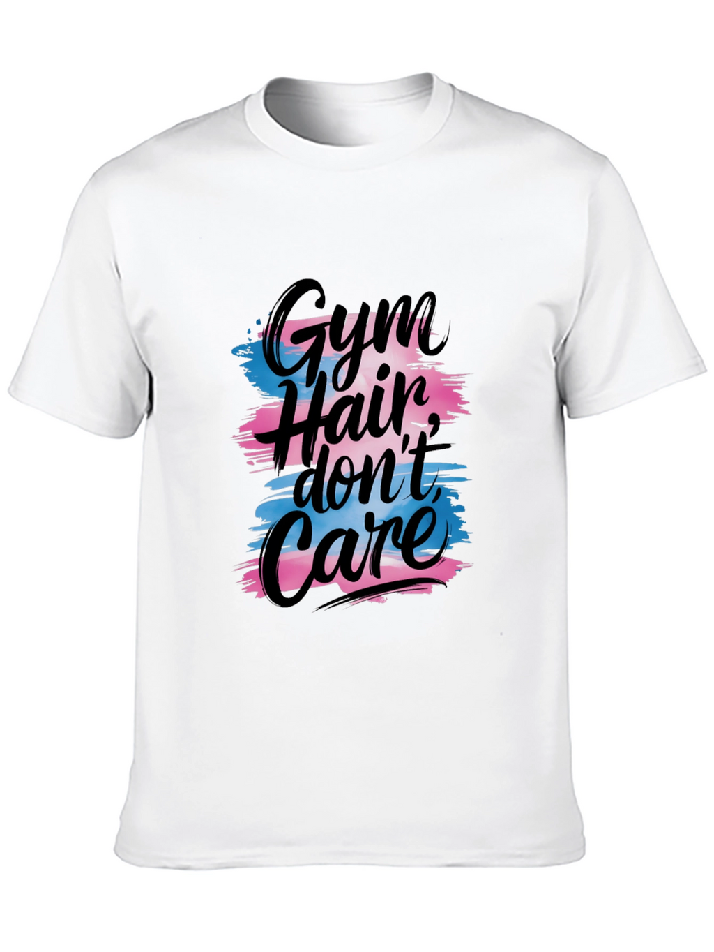 Gym Hair Dont Care T-Shirt - Black