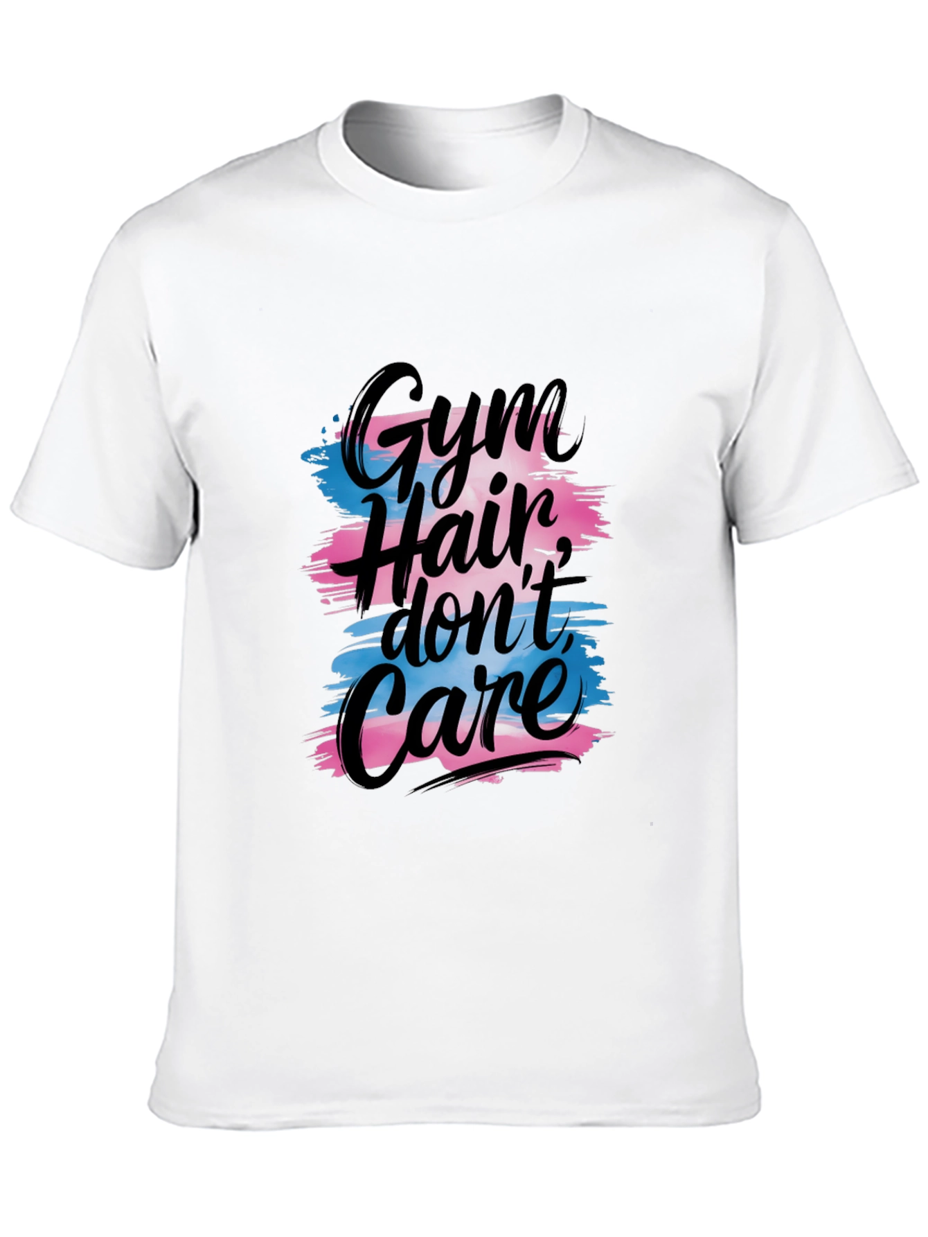 Gym Hair Dont Care T-Shirt - Black