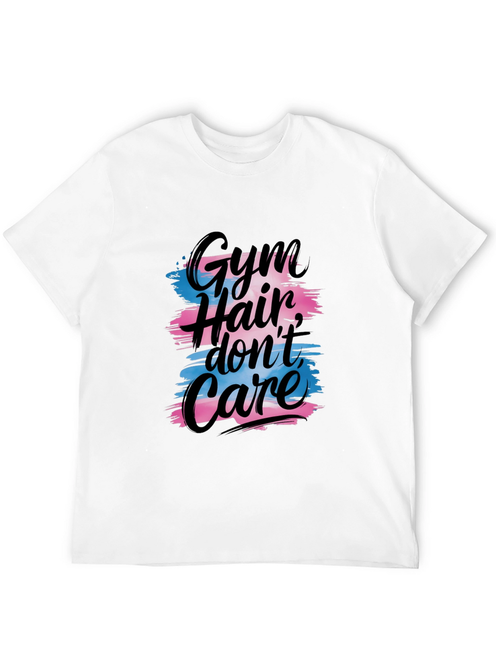 Gym Hair Dont Care T-Shirt - Black