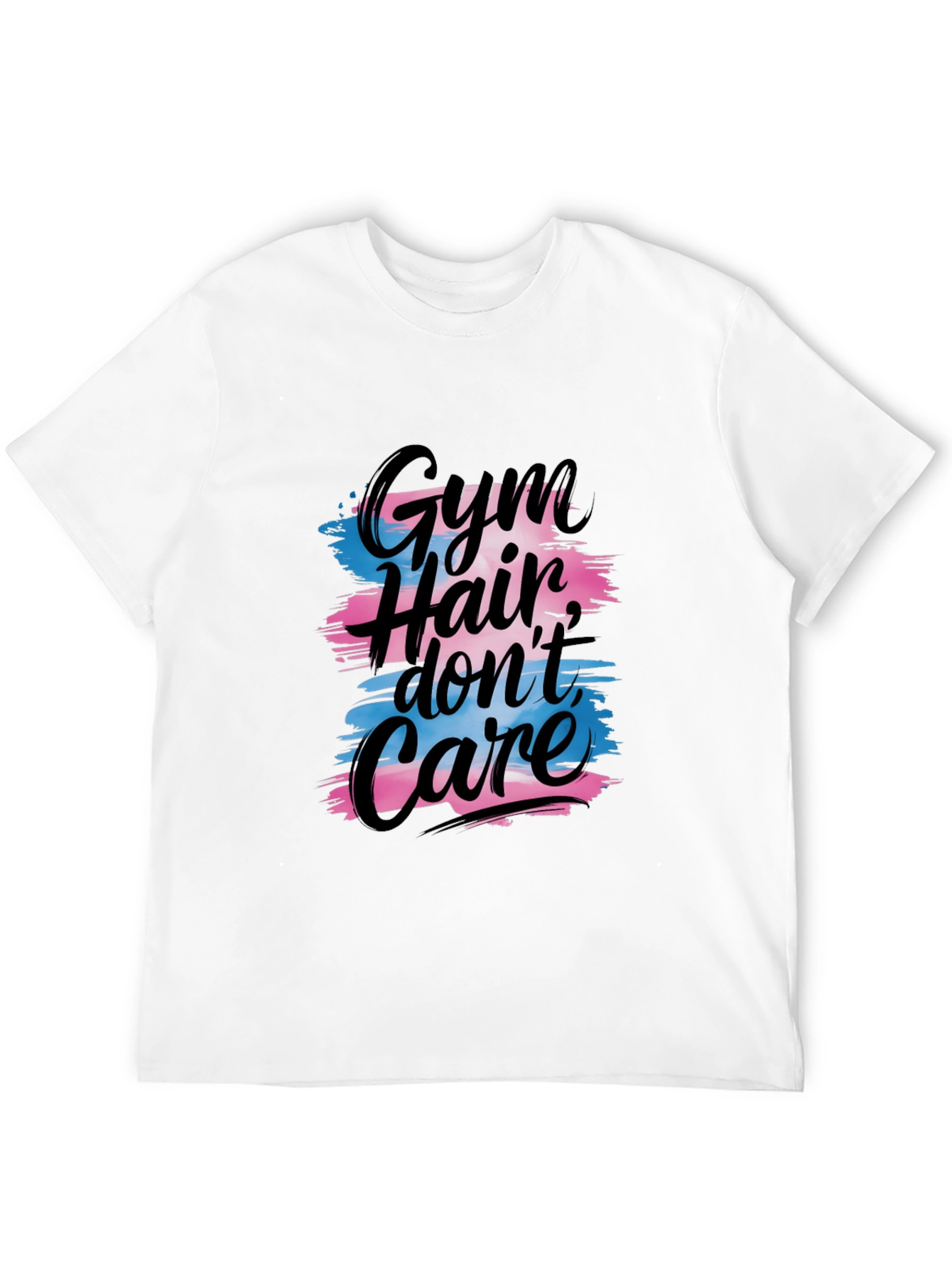 Gym Hair Dont Care T-Shirt - Black