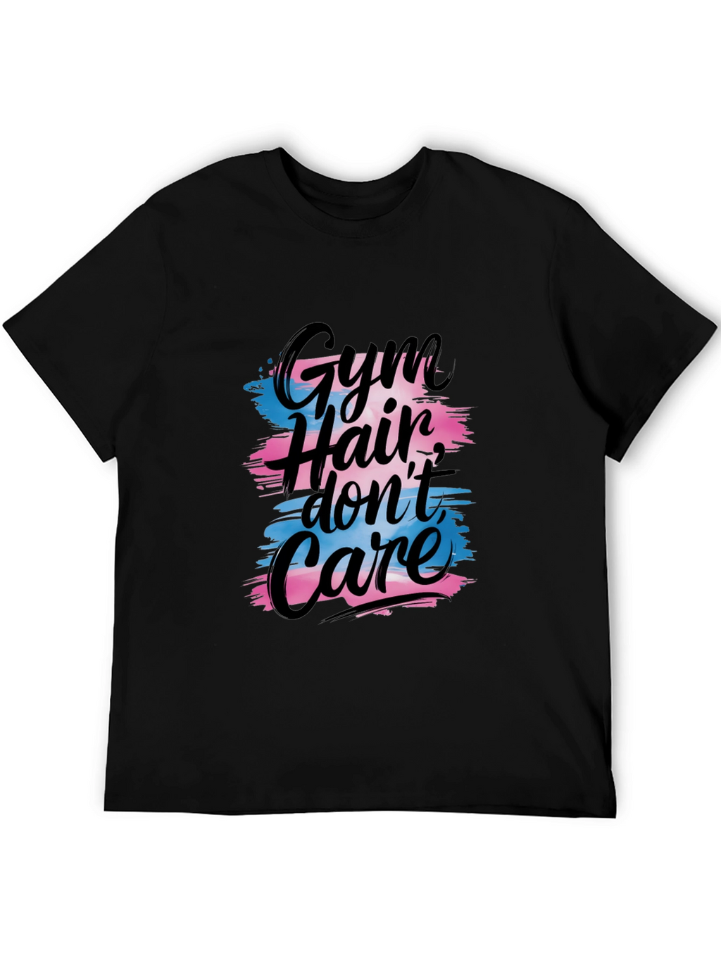 Gym Hair Dont Care T-Shirt - Black