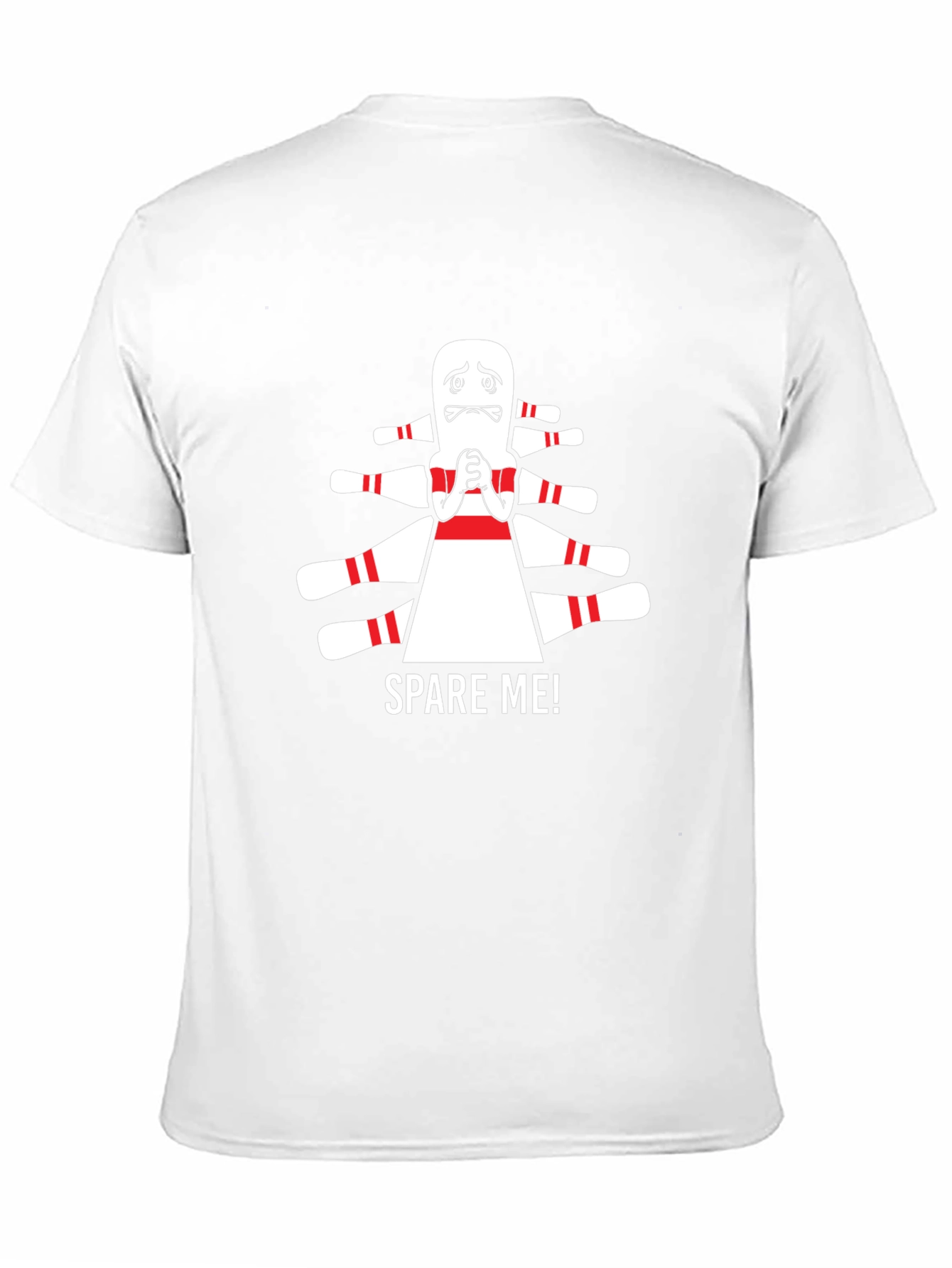 Spare Me! Bowling Pin Graphic T-Shirt