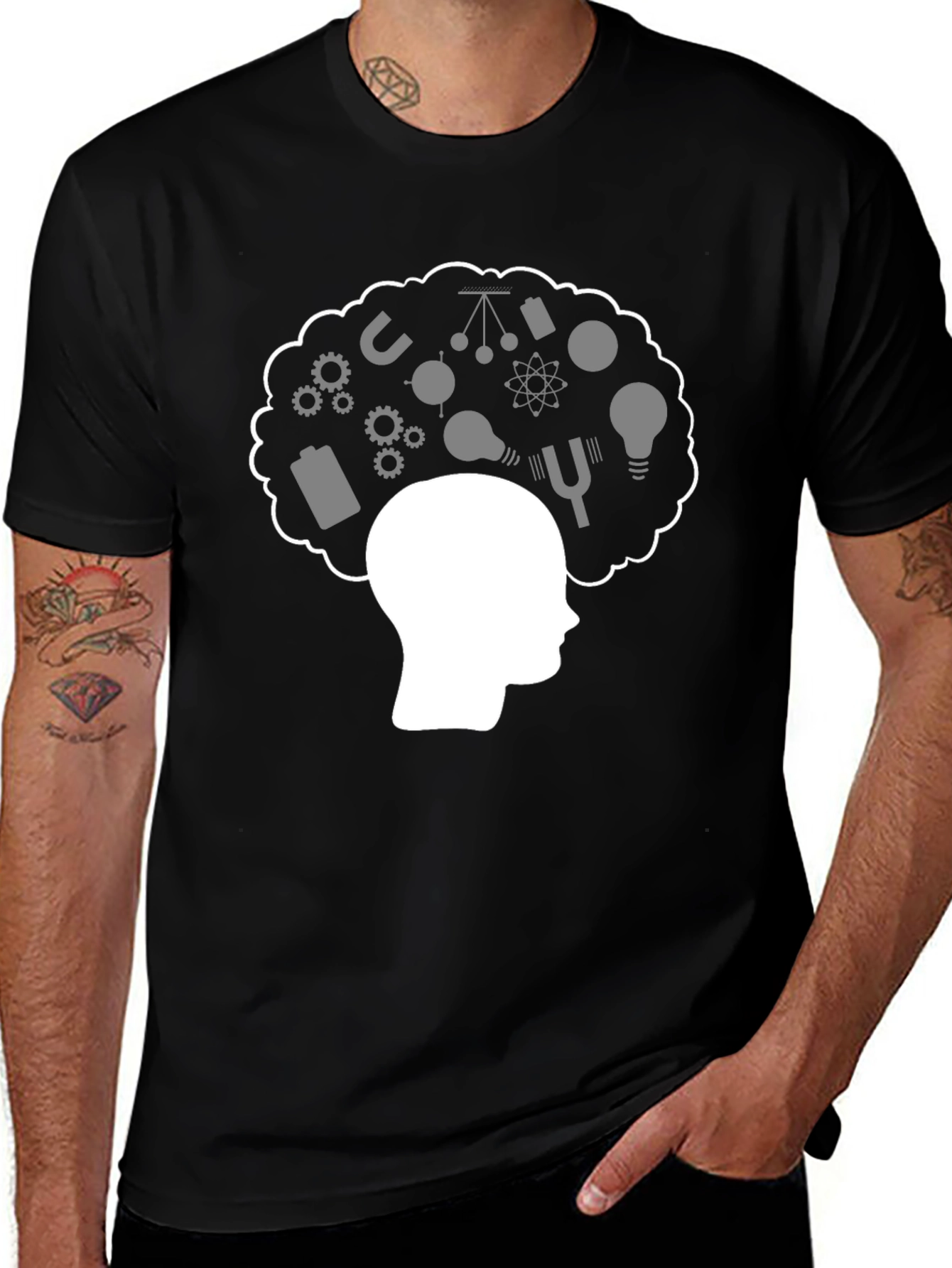 Science Mind T-Shirt - Thinker Design