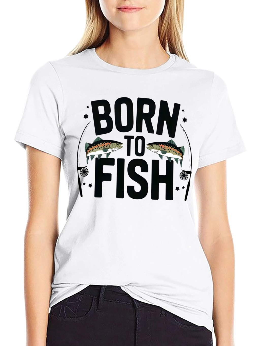 Born to Fish Graphic T-Shirt