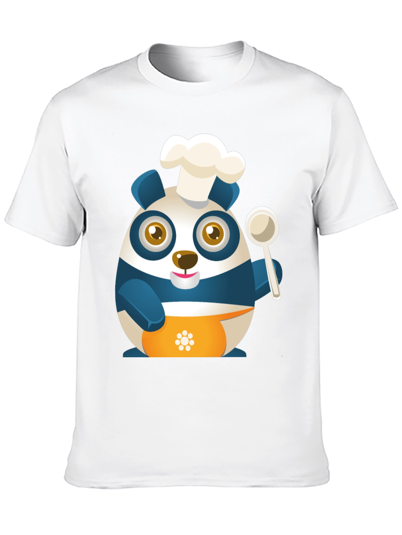 Chef Panda Black T-Shirt - Cute and Funny