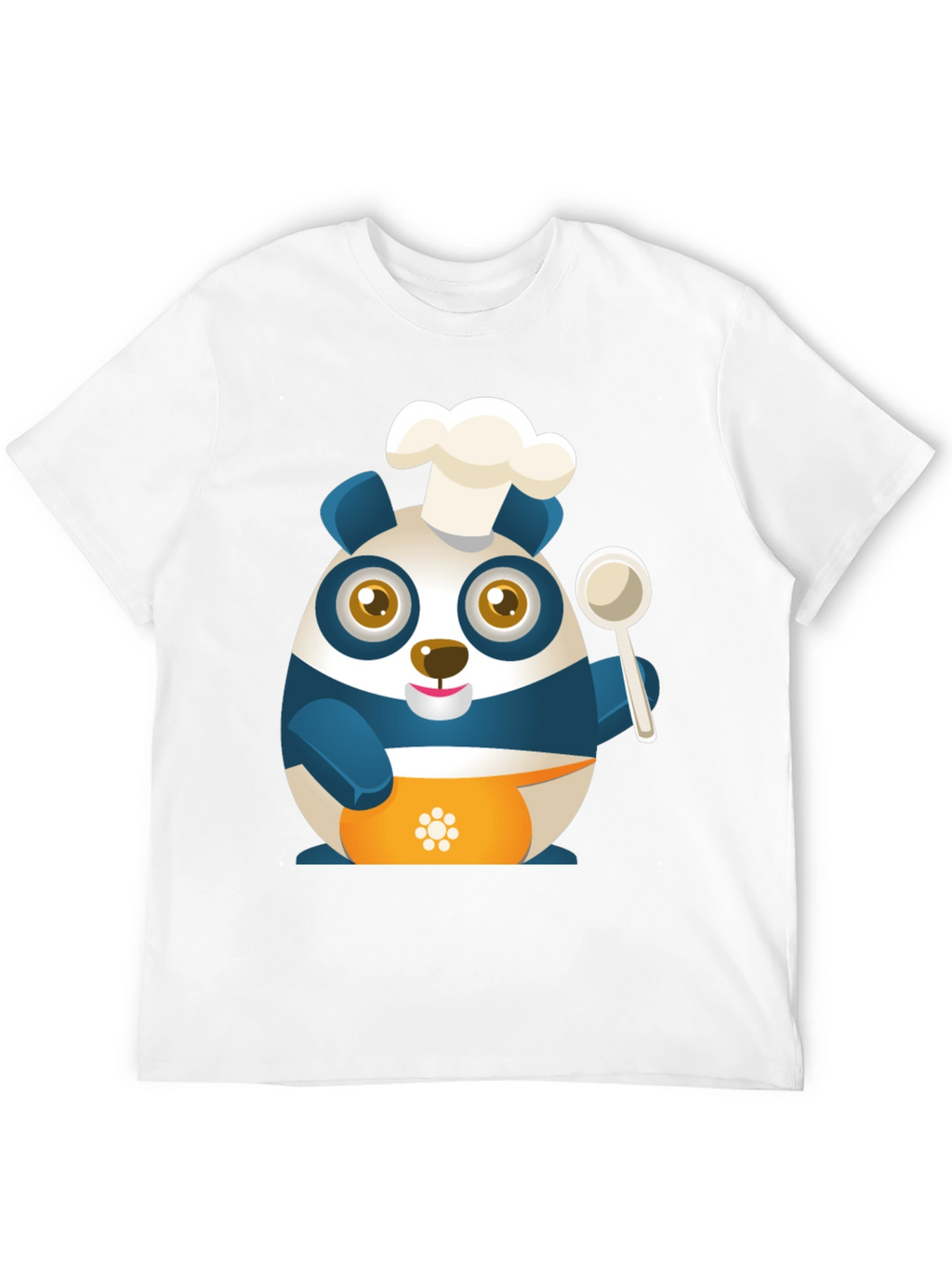 Chef Panda Black T-Shirt - Cute and Funny