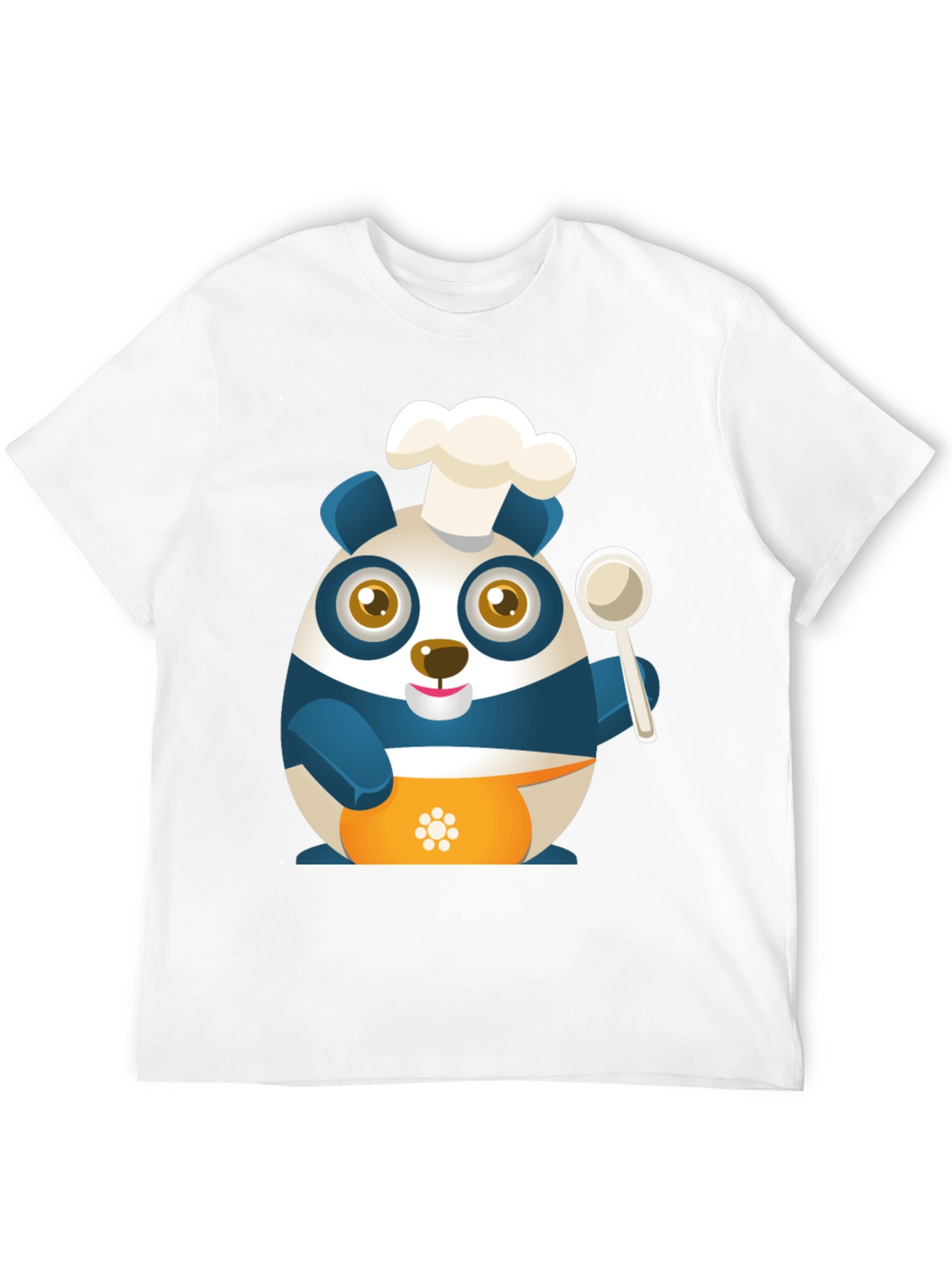 Chef Panda Black T-Shirt - Cute and Funny