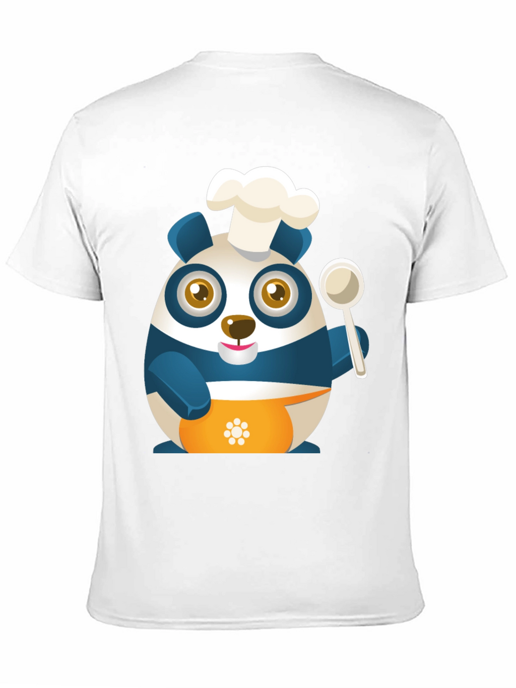 Chef Panda Black T-Shirt - Cute and Funny