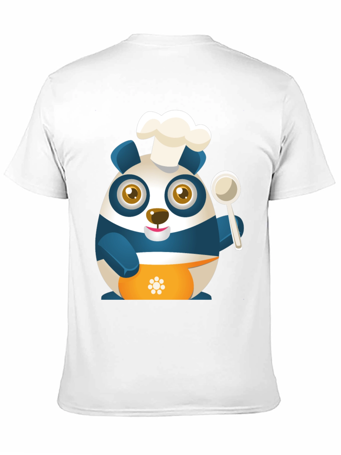 Chef Panda Black T-Shirt - Cute and Funny