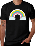 Rainbow Cloud T-Shirt - Cute Graphic Tee