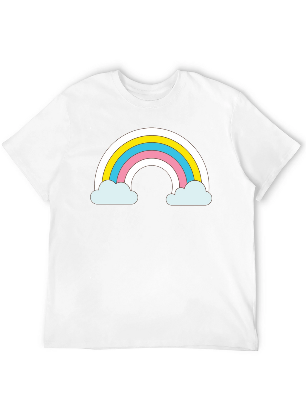 Rainbow Cloud T-Shirt - Cute Graphic Tee