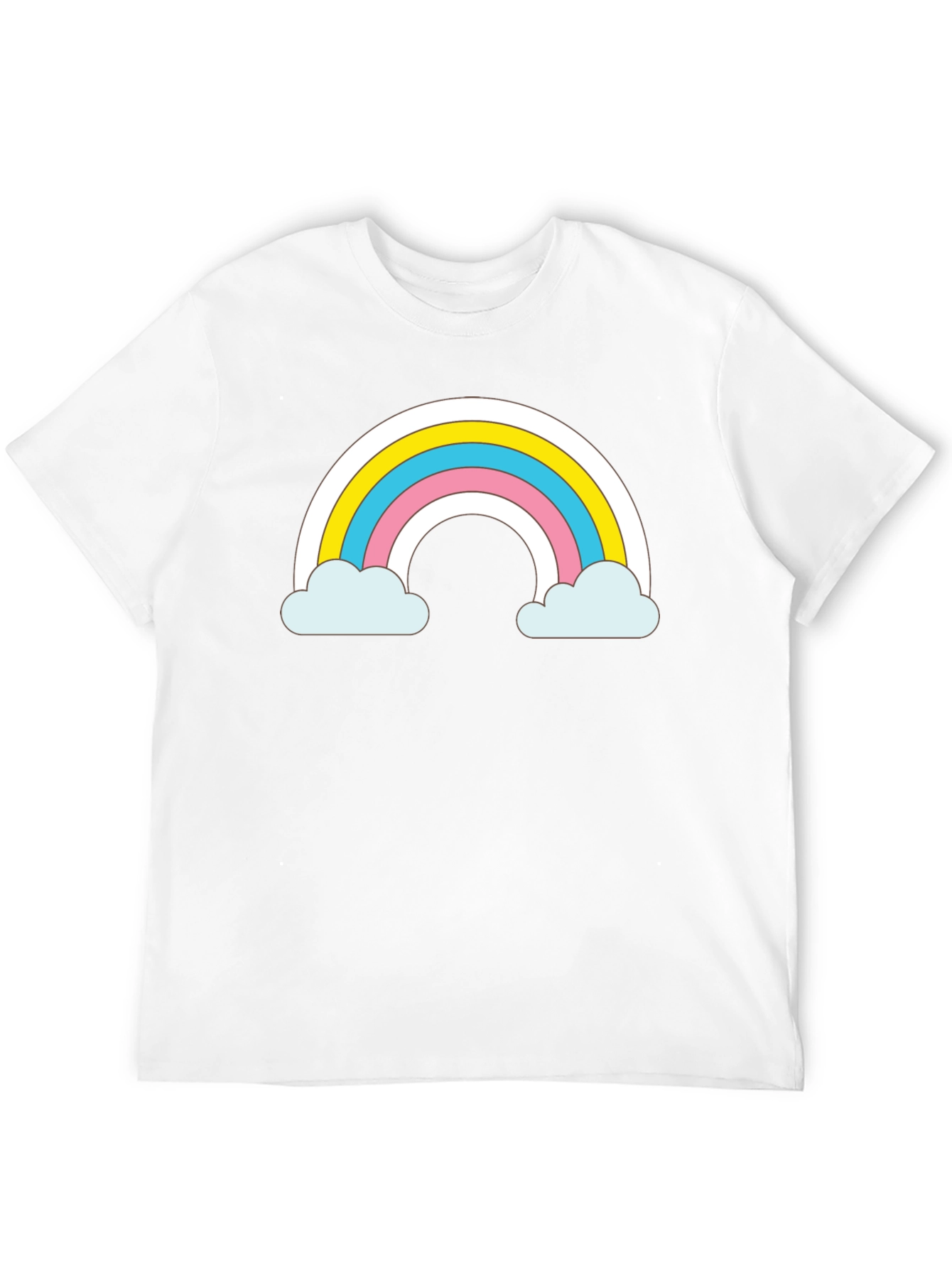 Rainbow Cloud T-Shirt - Cute Graphic Tee