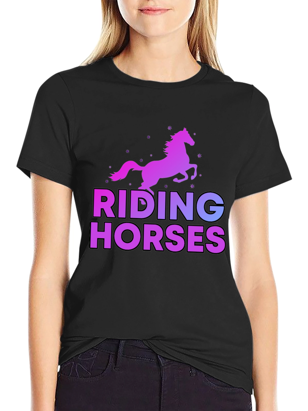 Riding Horses Graphic T-Shirt