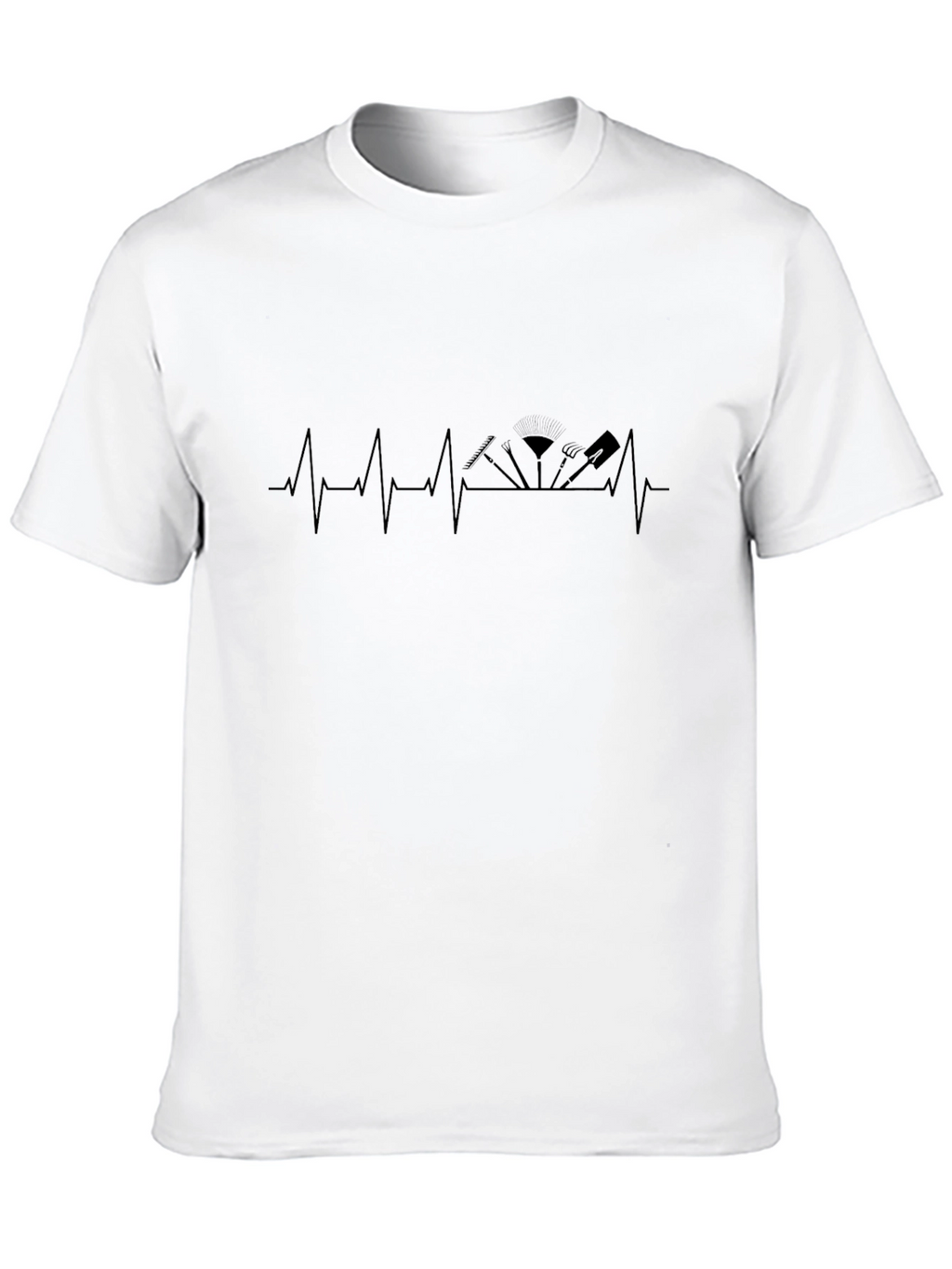 Gardening Heartbeat T-Shirt - Gardener Gift Tee