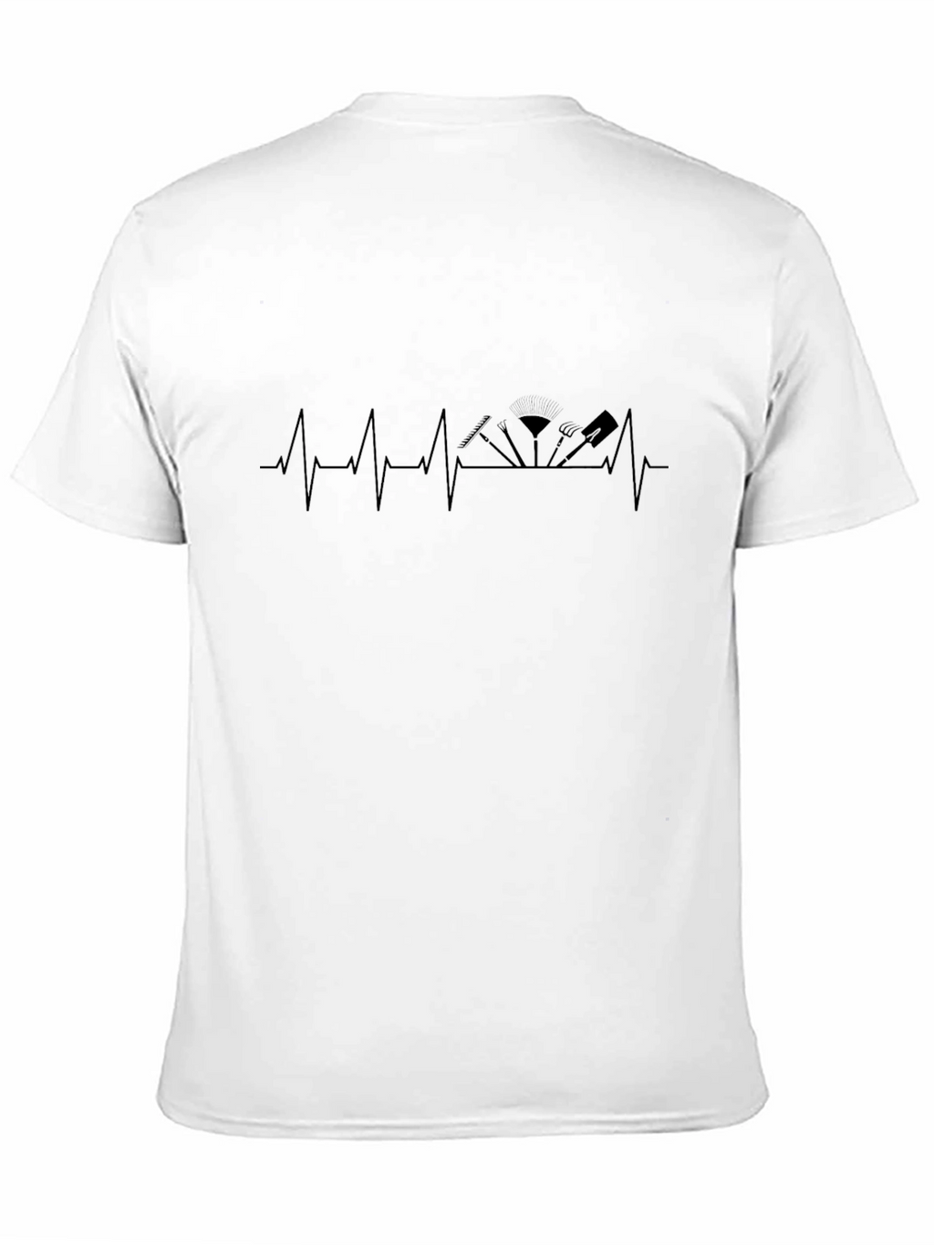 Gardening Heartbeat T-Shirt - Gardener Gift Tee