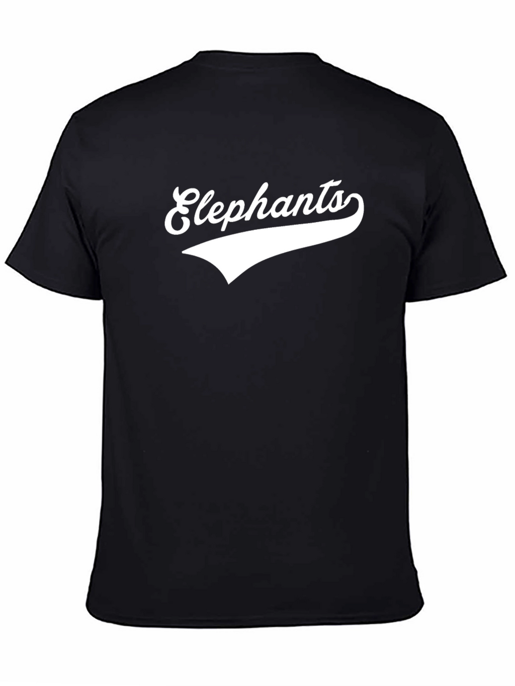 Elephants Graphic Print T-Shirt Casual Wear