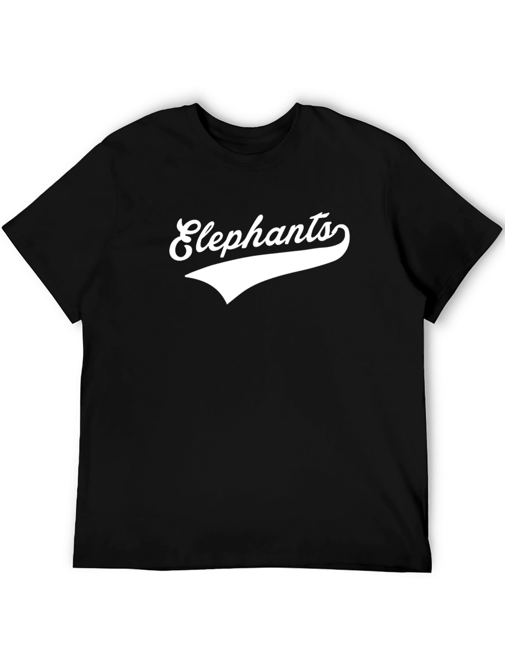 Elephants Graphic Print T-Shirt Casual Wear