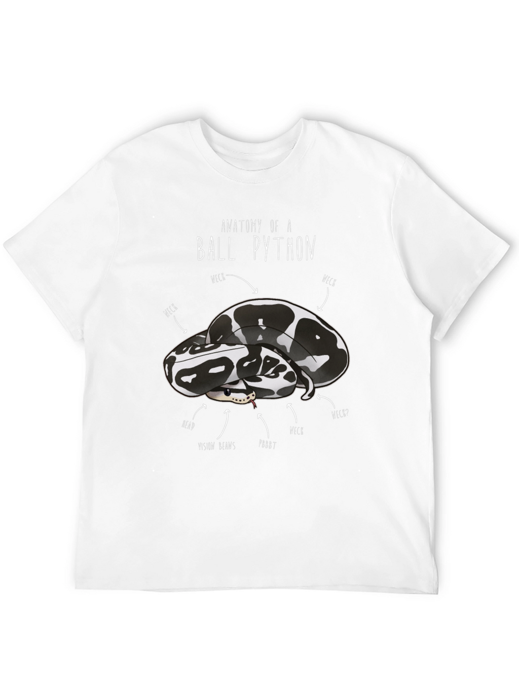 Anatomy of a Ball Python T-Shirt