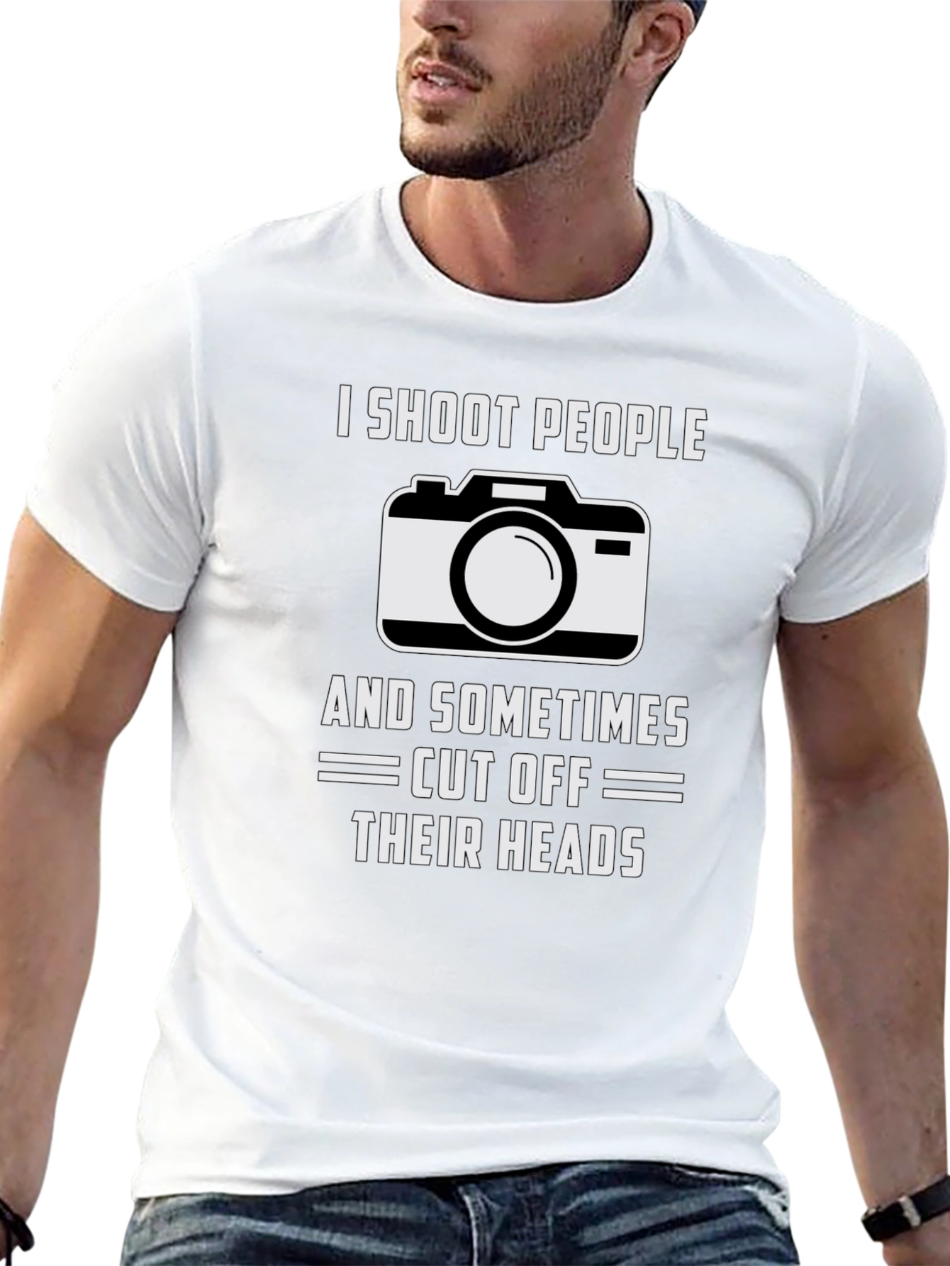 I Shoot People T-Shirt Funny Photography Tee