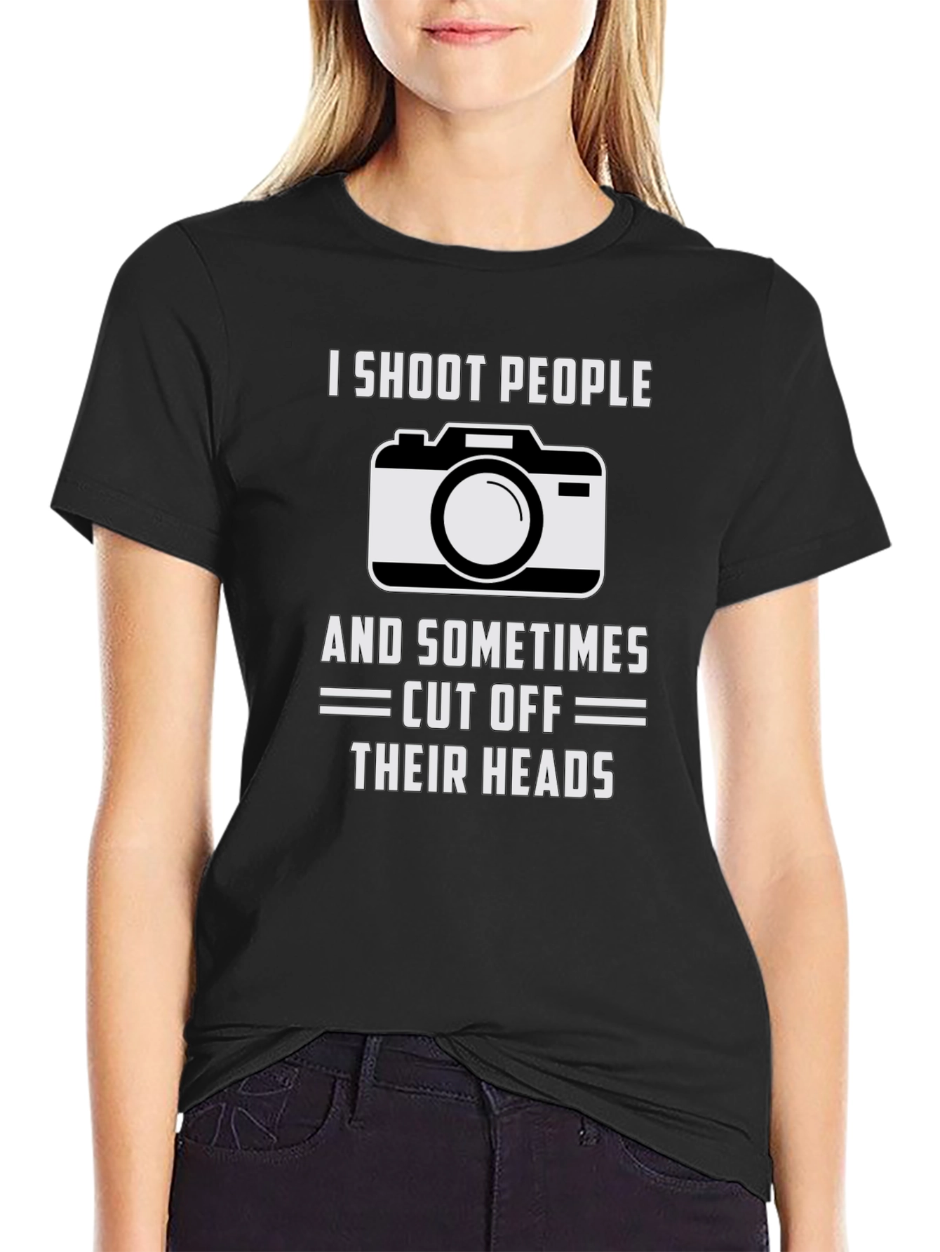 I Shoot People T-Shirt Funny Photography Tee