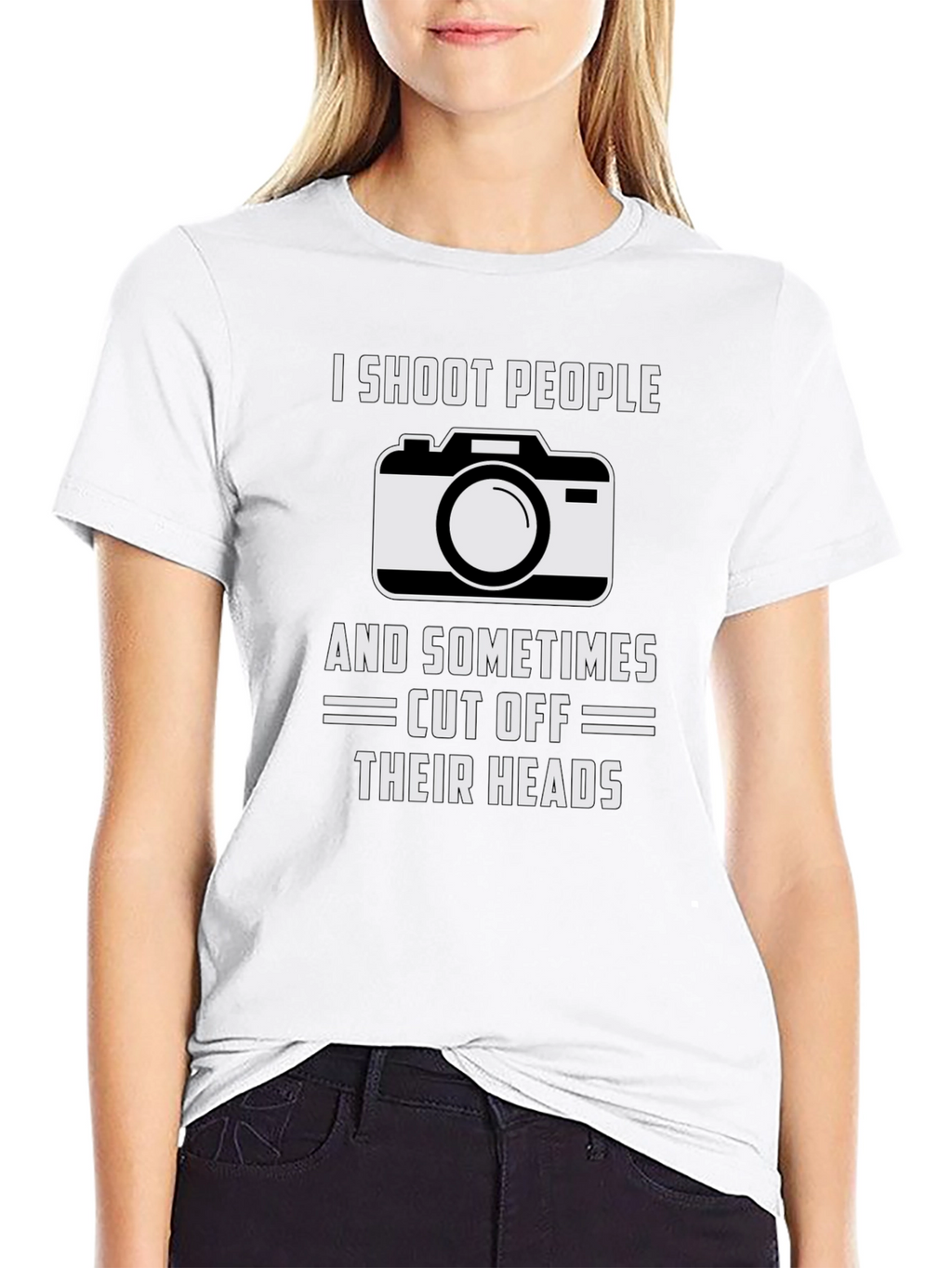 I Shoot People T-Shirt Funny Photography Tee