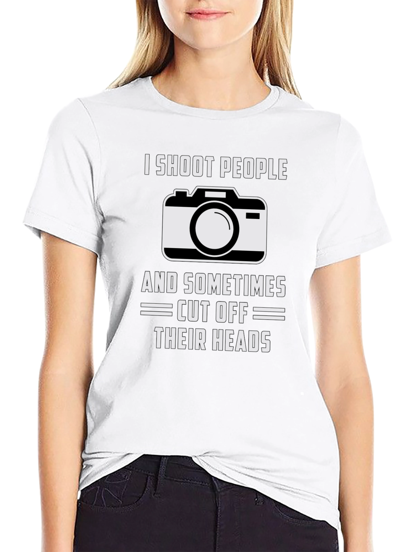 I Shoot People T-Shirt Funny Photography Tee