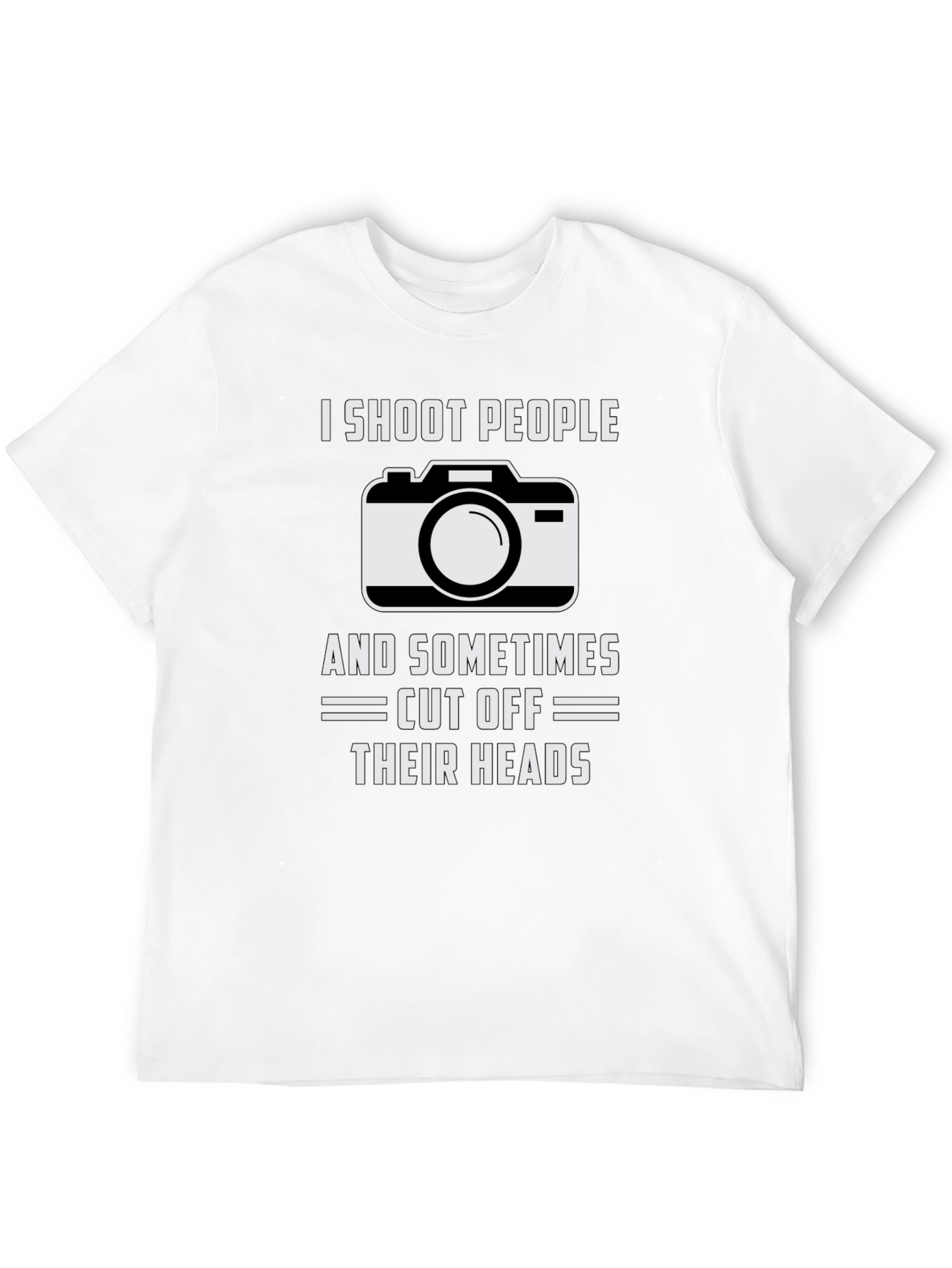 I Shoot People T-Shirt Funny Photography Tee