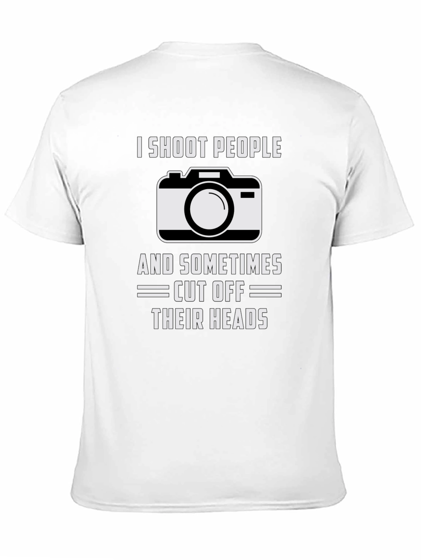 I Shoot People T-Shirt Funny Photography Tee