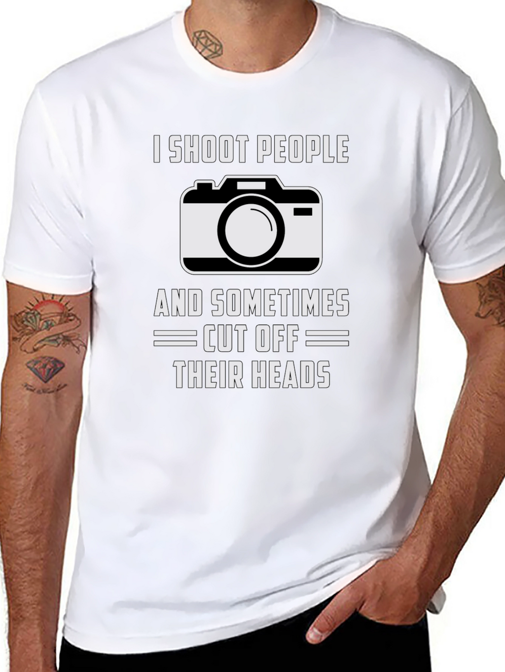 I Shoot People T-Shirt Funny Photography Tee