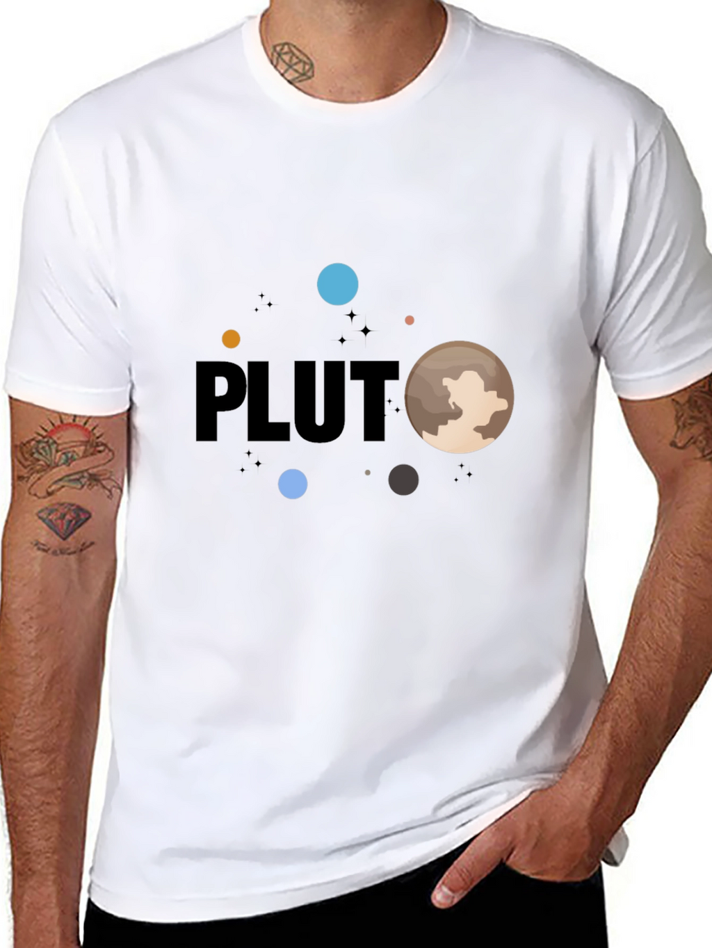 Pluto Space T-Shirt - Astronomy Fan Apparel