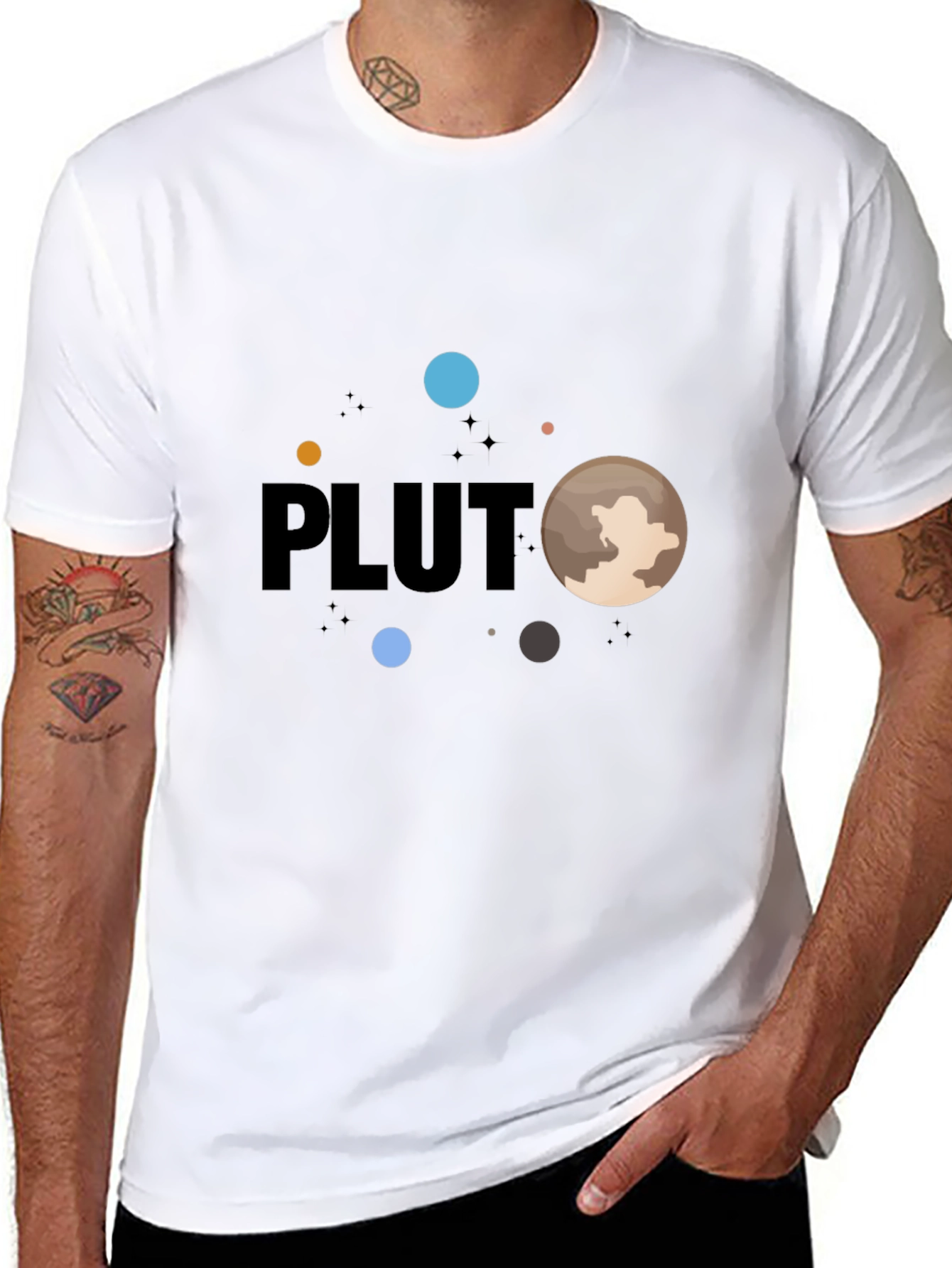 Pluto Space T-Shirt - Astronomy Fan Apparel