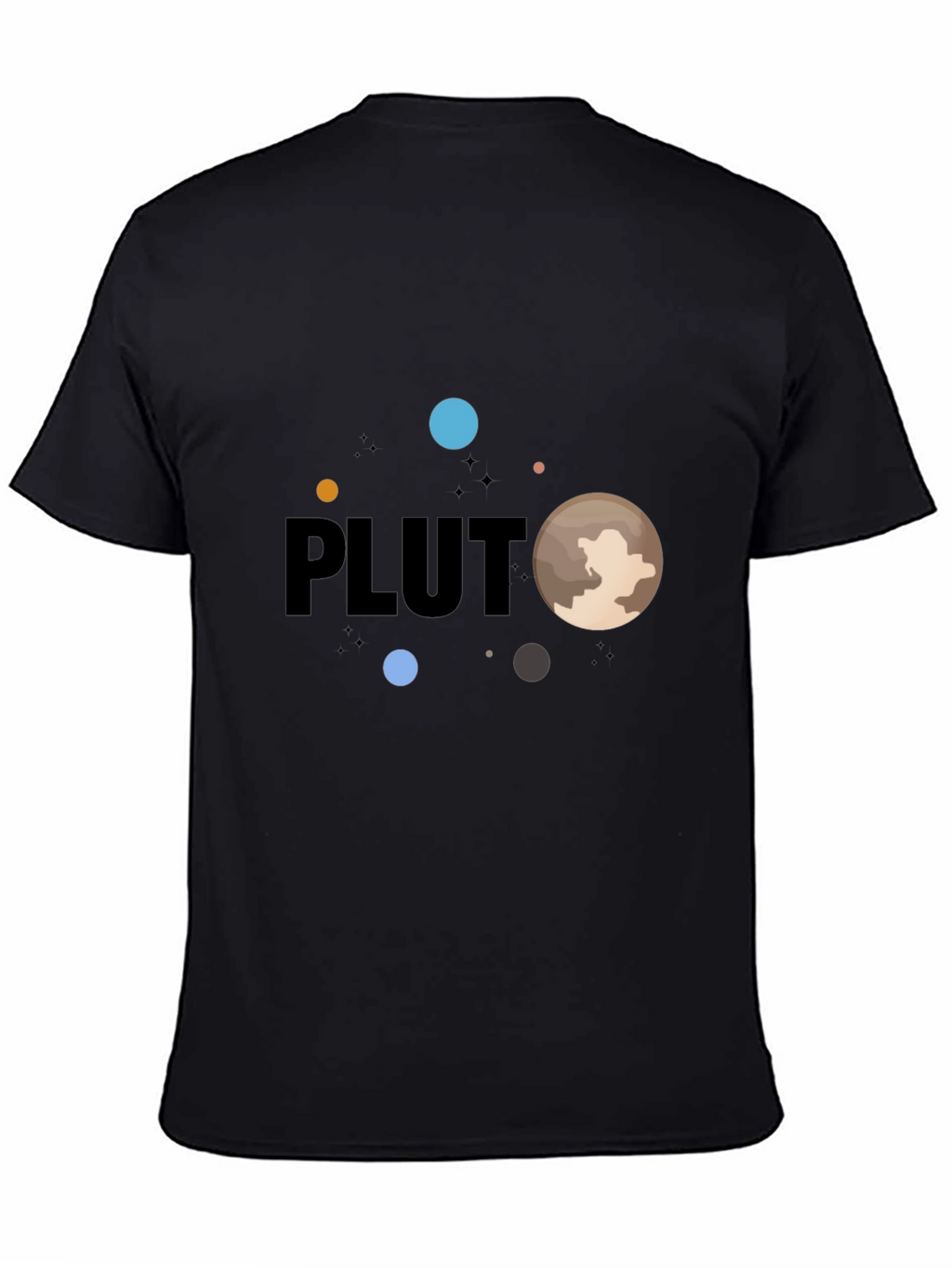 Pluto Space T-Shirt - Astronomy Fan Apparel