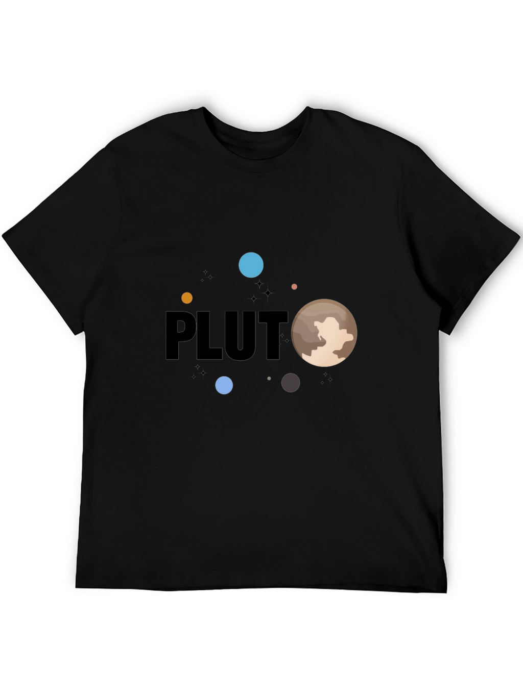 Pluto Space T-Shirt - Astronomy Fan Apparel