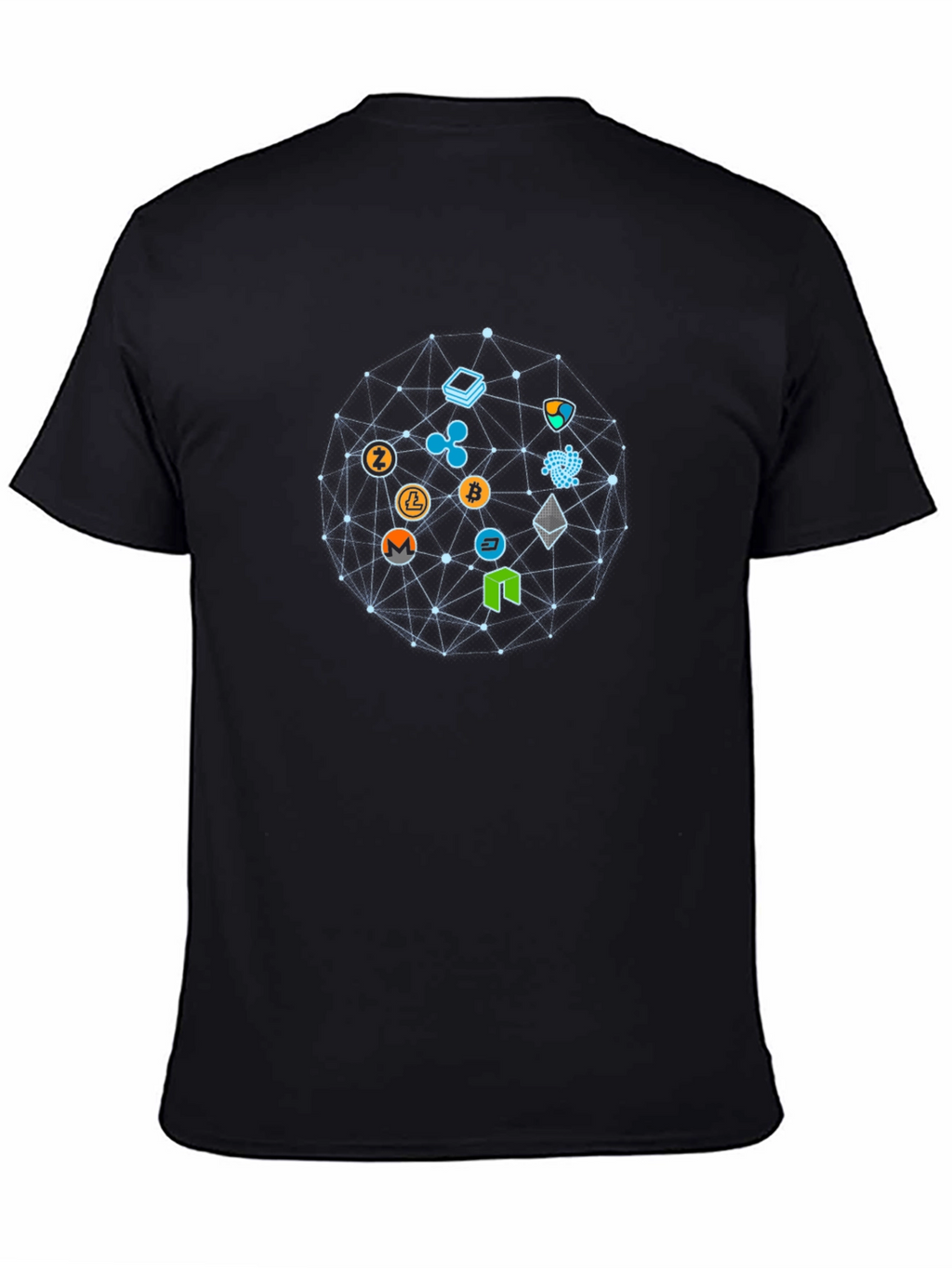 Crypto Network Black T-Shirt