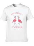Flamingo Trouble Together Graphic T-Shirt
