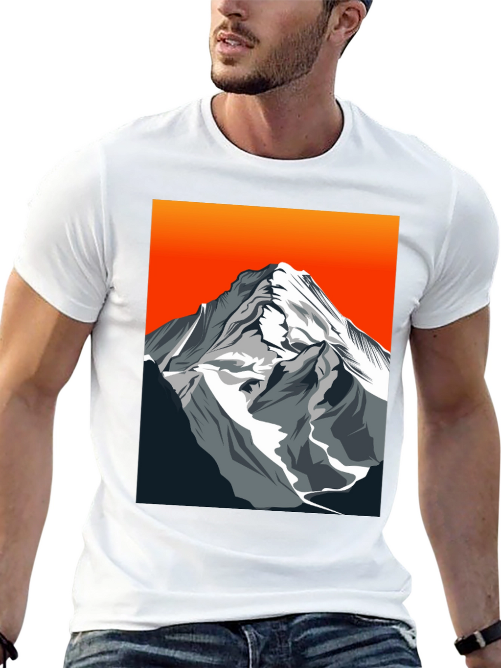 Mountain Peak Graphic Tee - Adventure Awaits!