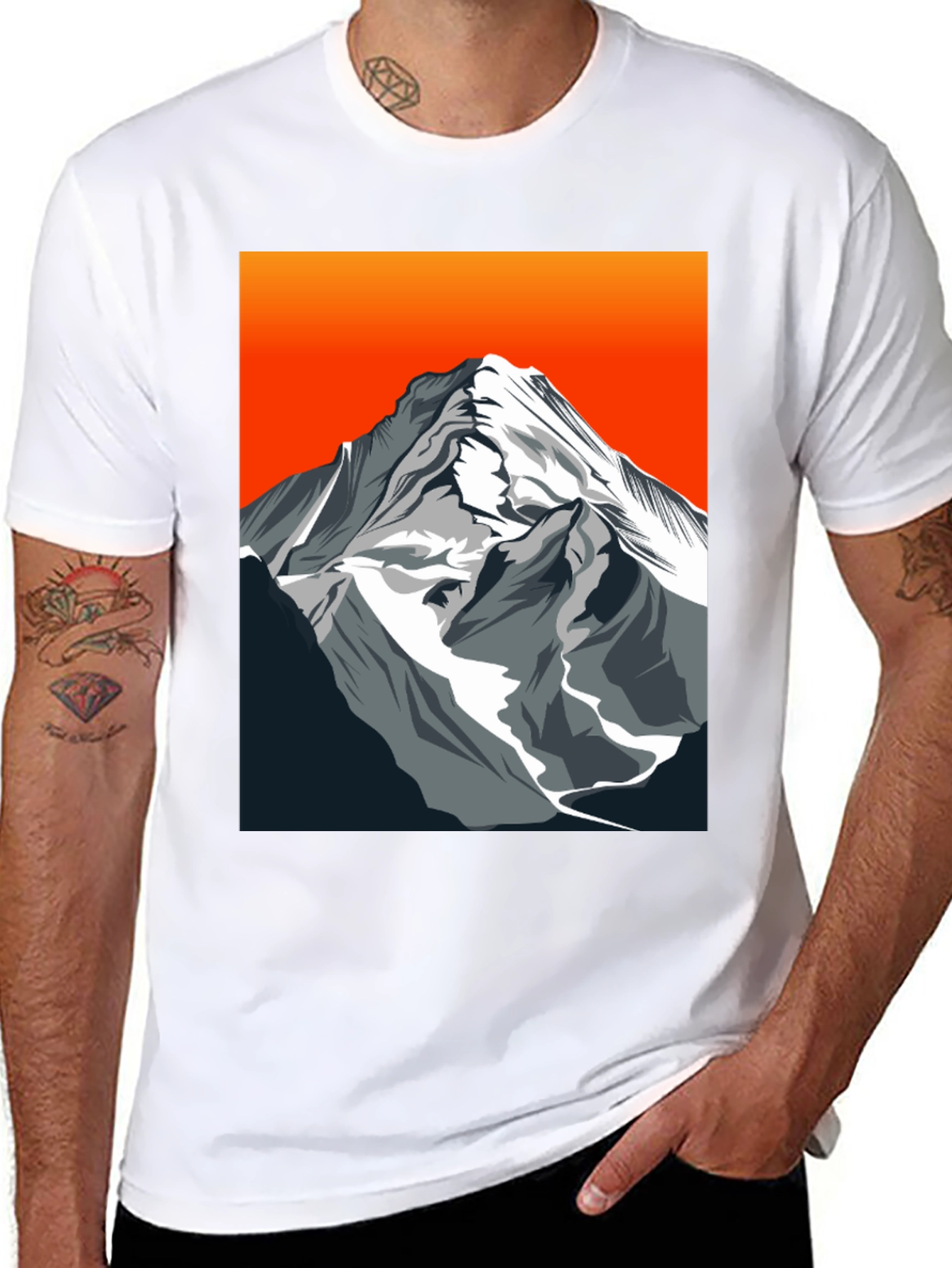Mountain Peak Graphic Tee - Adventure Awaits!