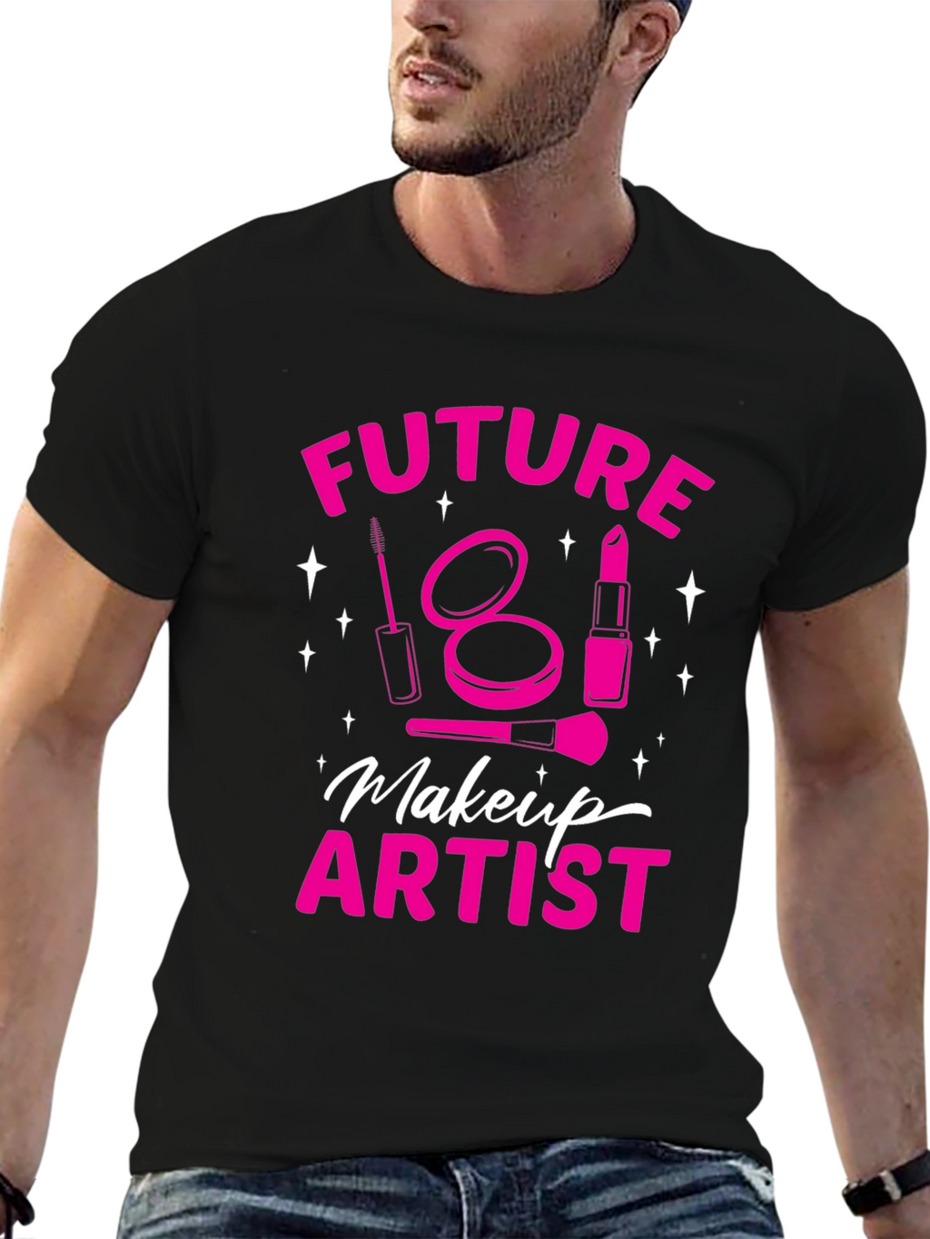 Future Makeup Artist Black T-Shirt