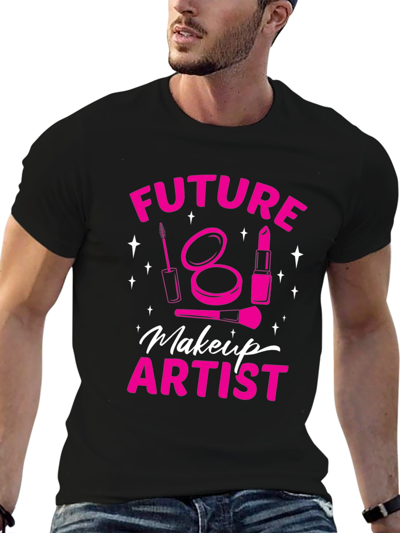 Future Makeup Artist Black T-Shirt