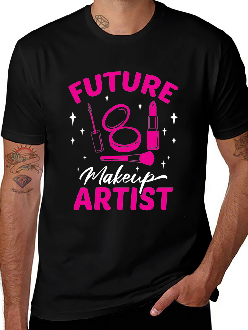 Future Makeup Artist Black T-Shirt