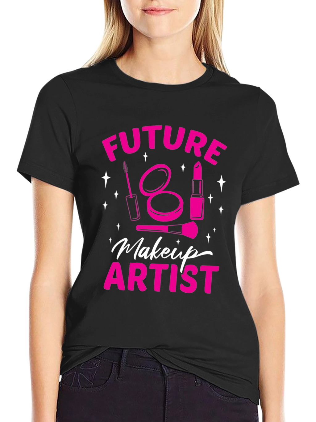 Future Makeup Artist Black T-Shirt
