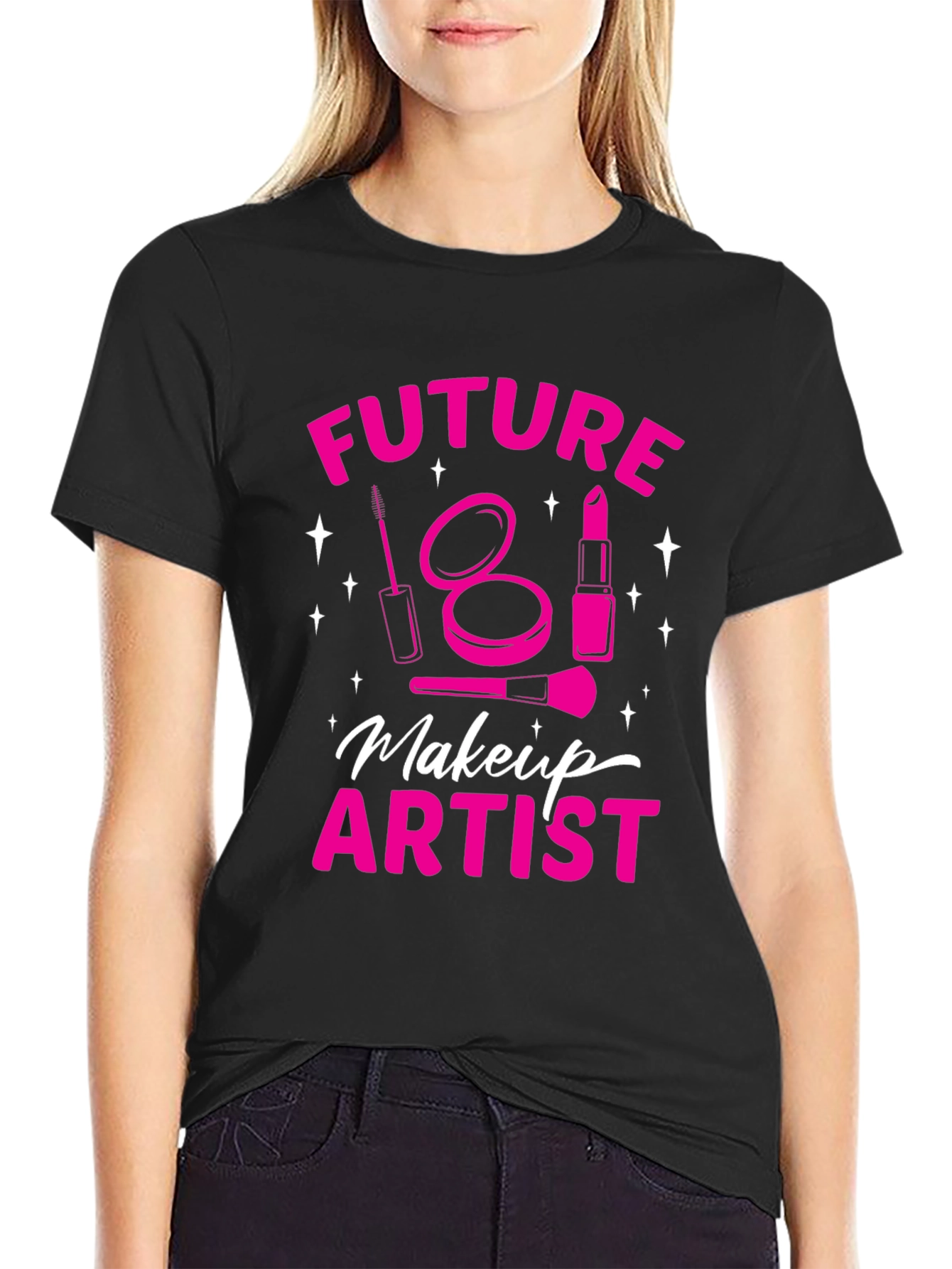 Future Makeup Artist Black T-Shirt