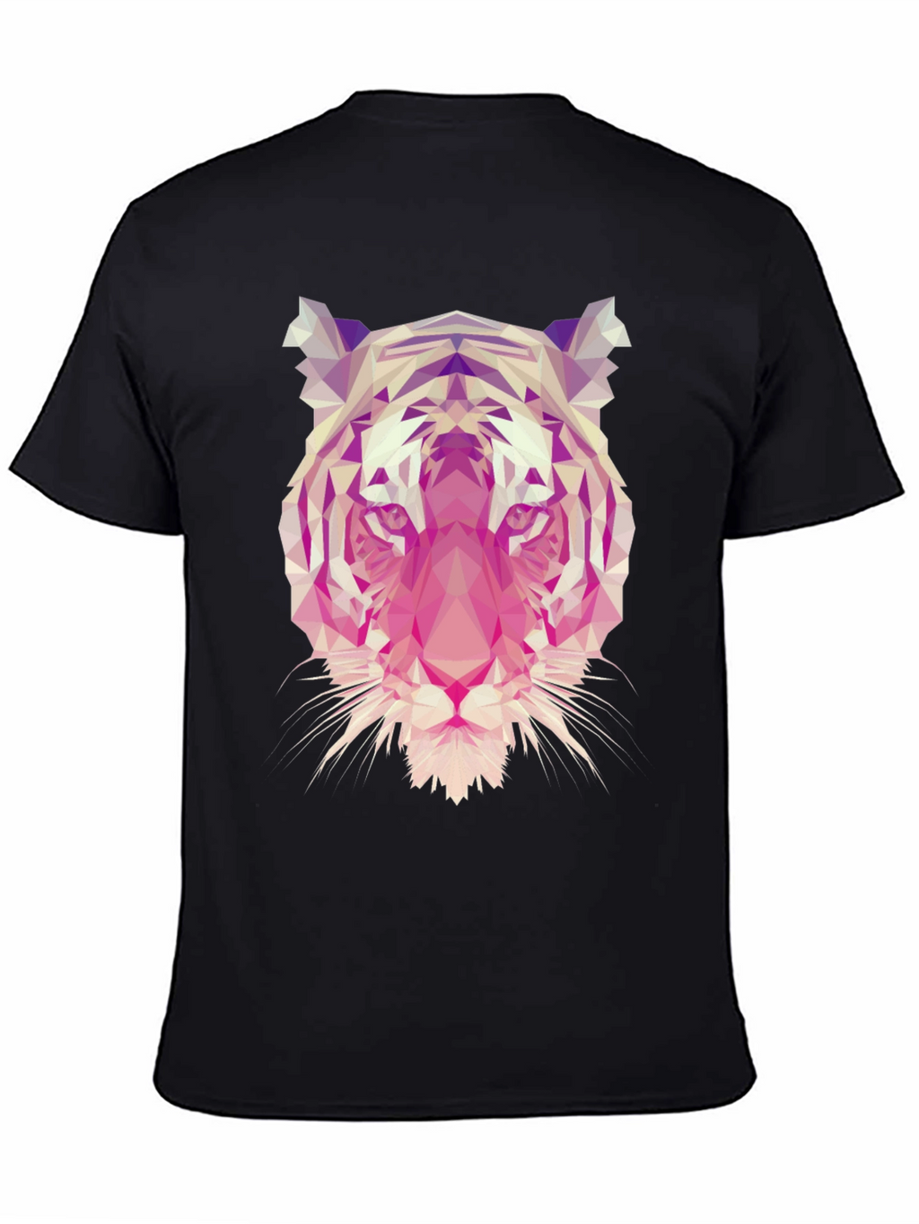 Geometric Tiger Graphic T-Shirt