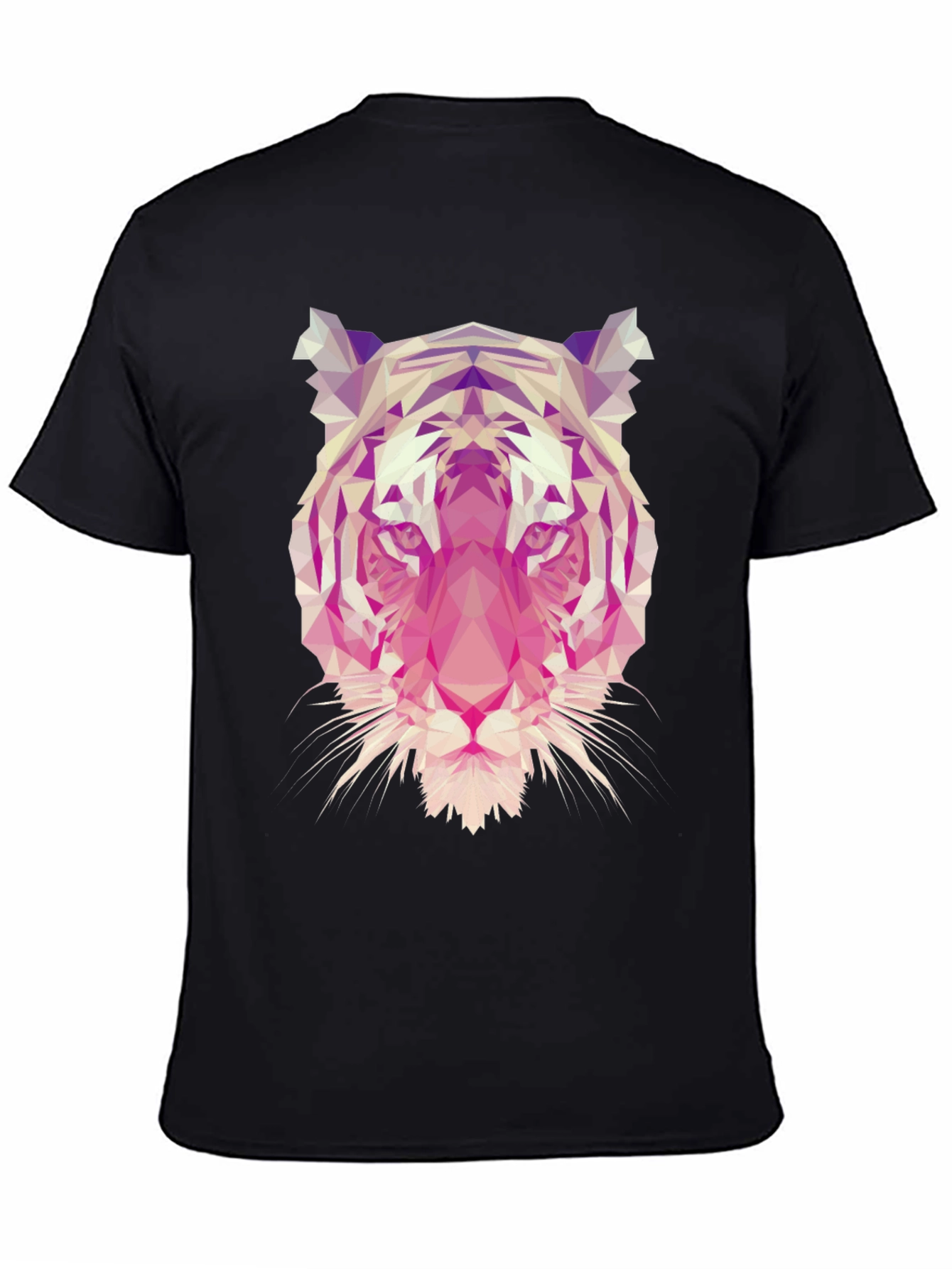 Geometric Tiger Graphic T-Shirt