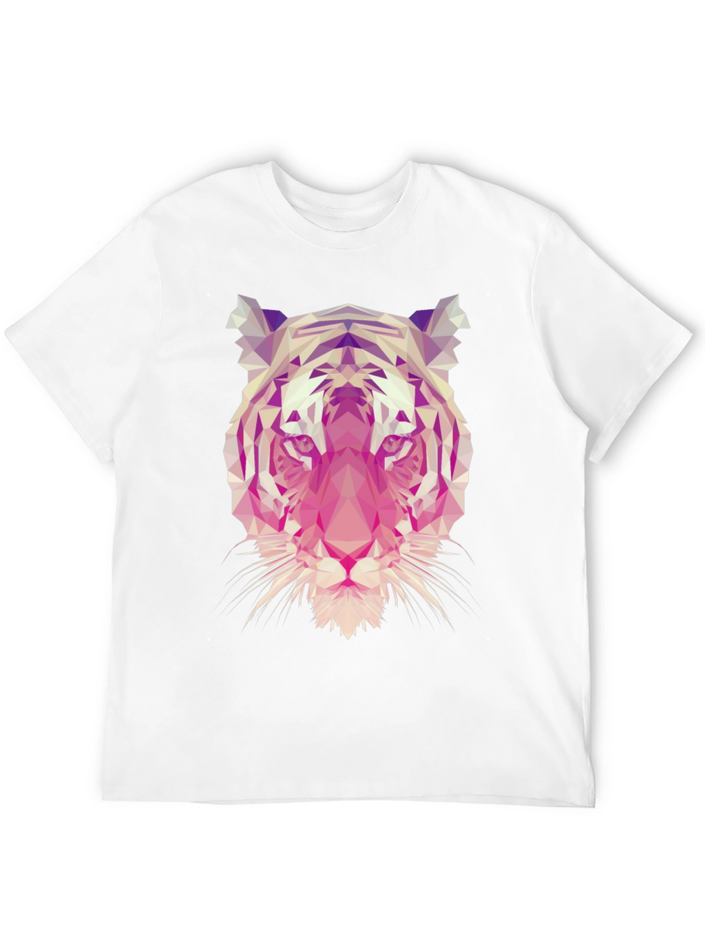 Geometric Tiger Graphic T-Shirt
