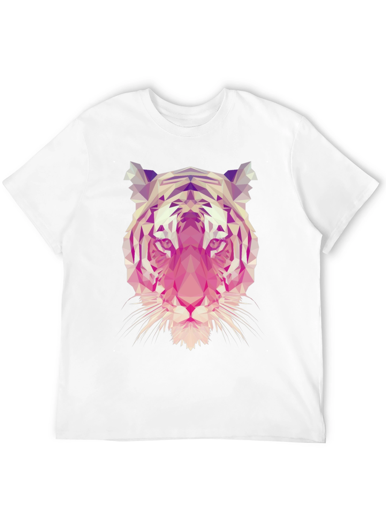 Geometric Tiger Graphic T-Shirt