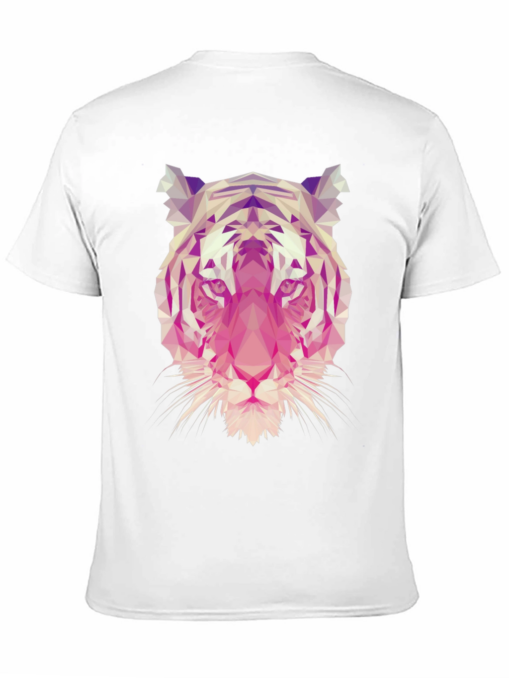 Geometric Tiger Graphic T-Shirt