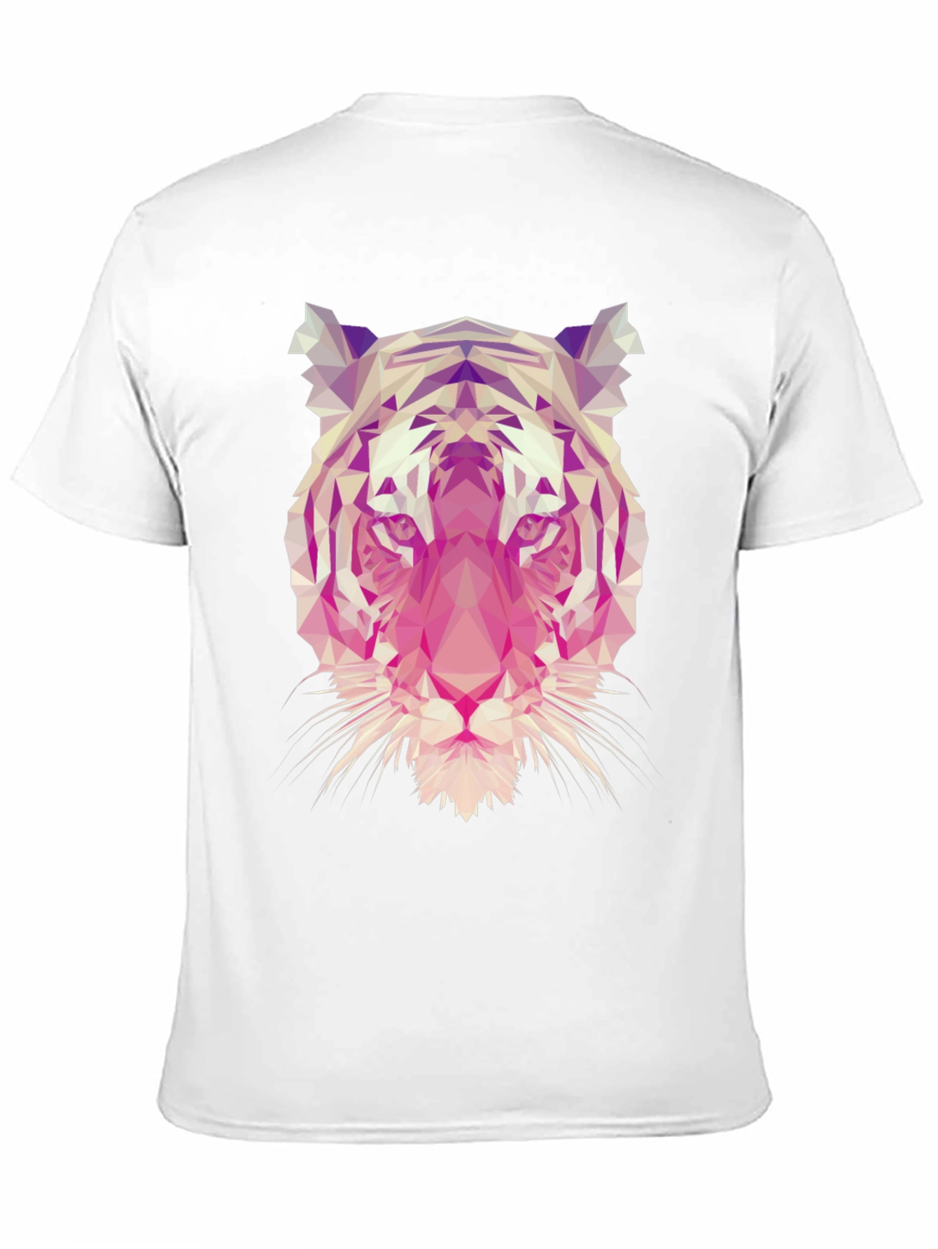 Geometric Tiger Graphic T-Shirt