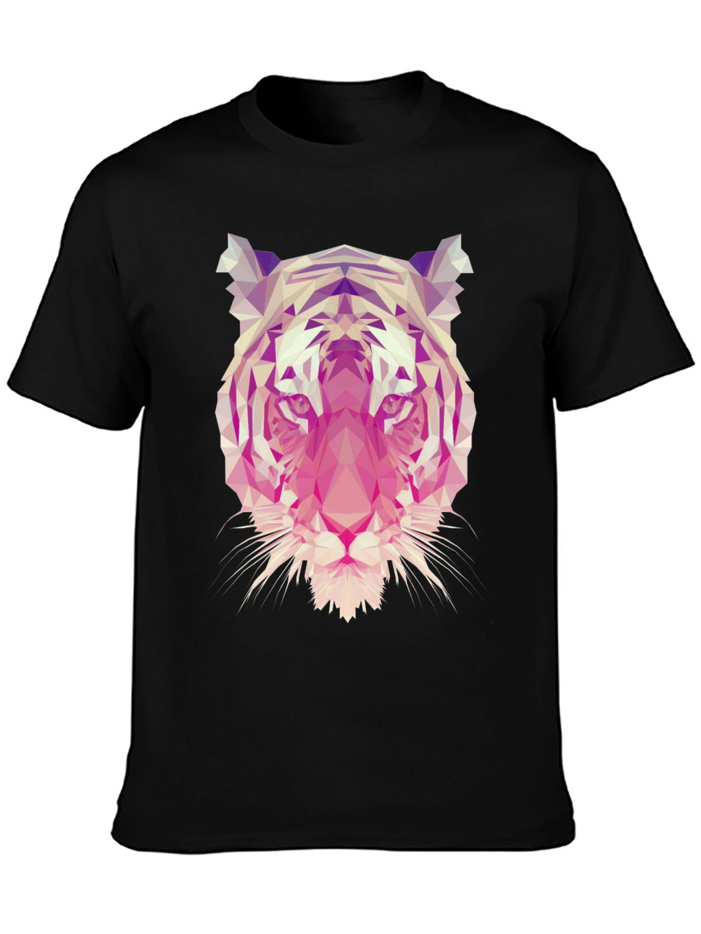 Geometric Tiger Graphic T-Shirt